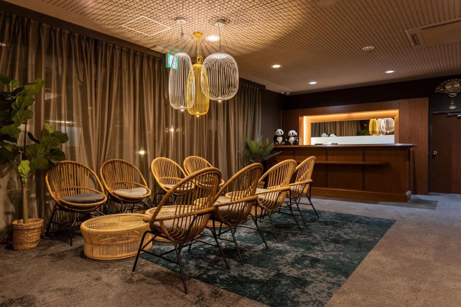 Lobby or reception in Nankishirahama Hotel Akariya