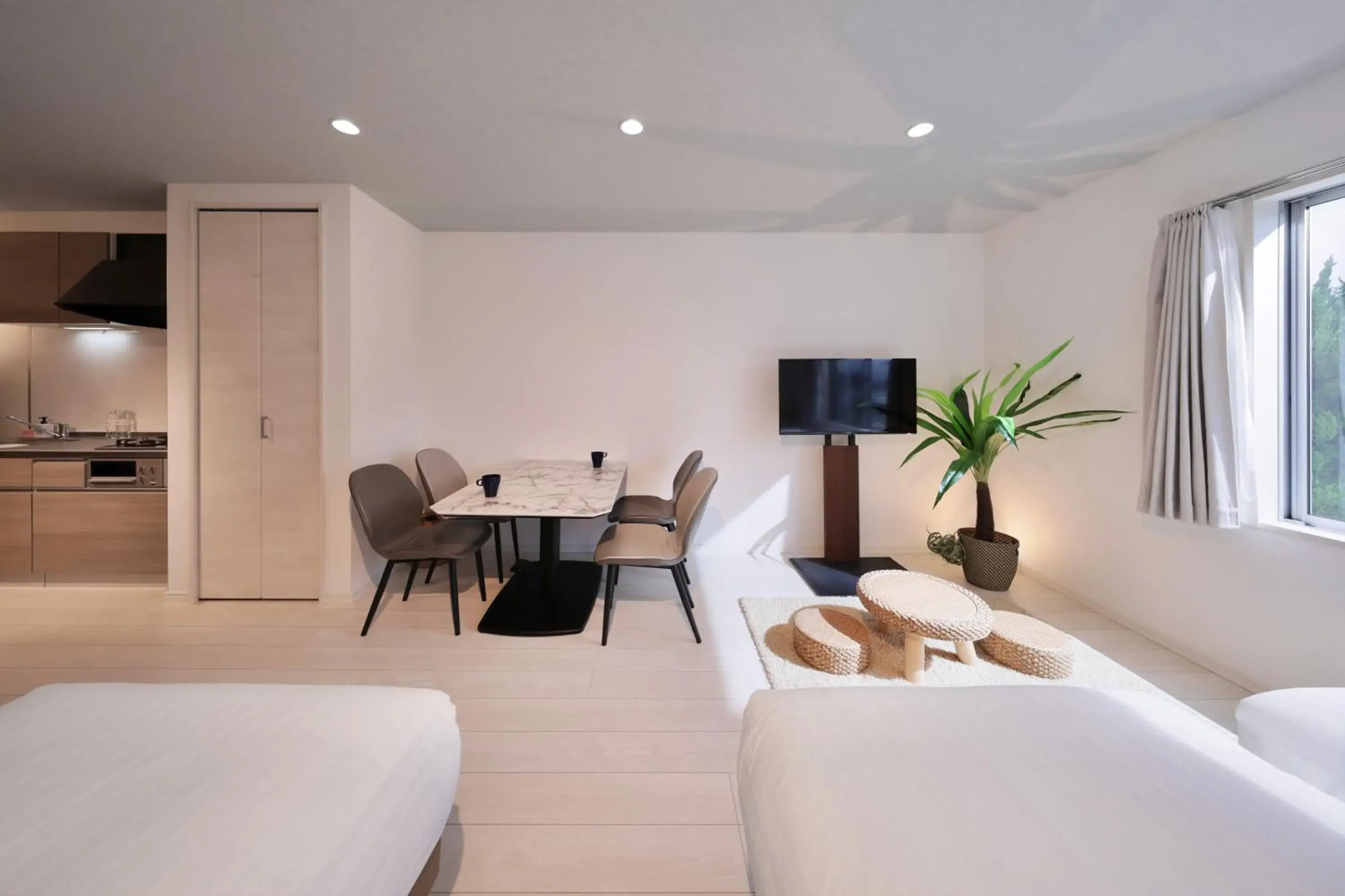 Bed in Nankishirahama Hotel Akariya Bed in Nankishirahama Hotel Akariya