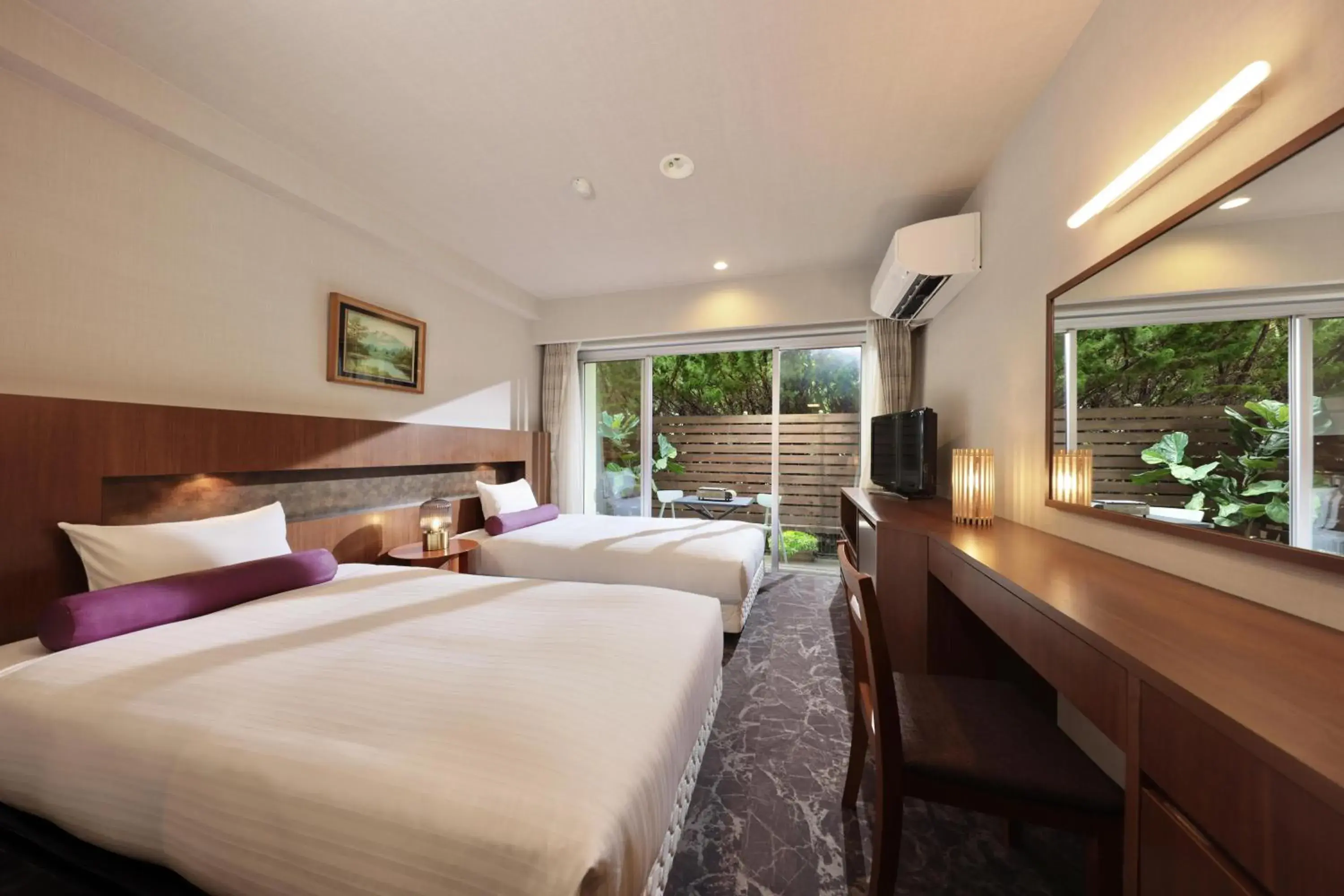 Bed in Nankishirahama Hotel Akariya Bed in Nankishirahama Hotel Akariya