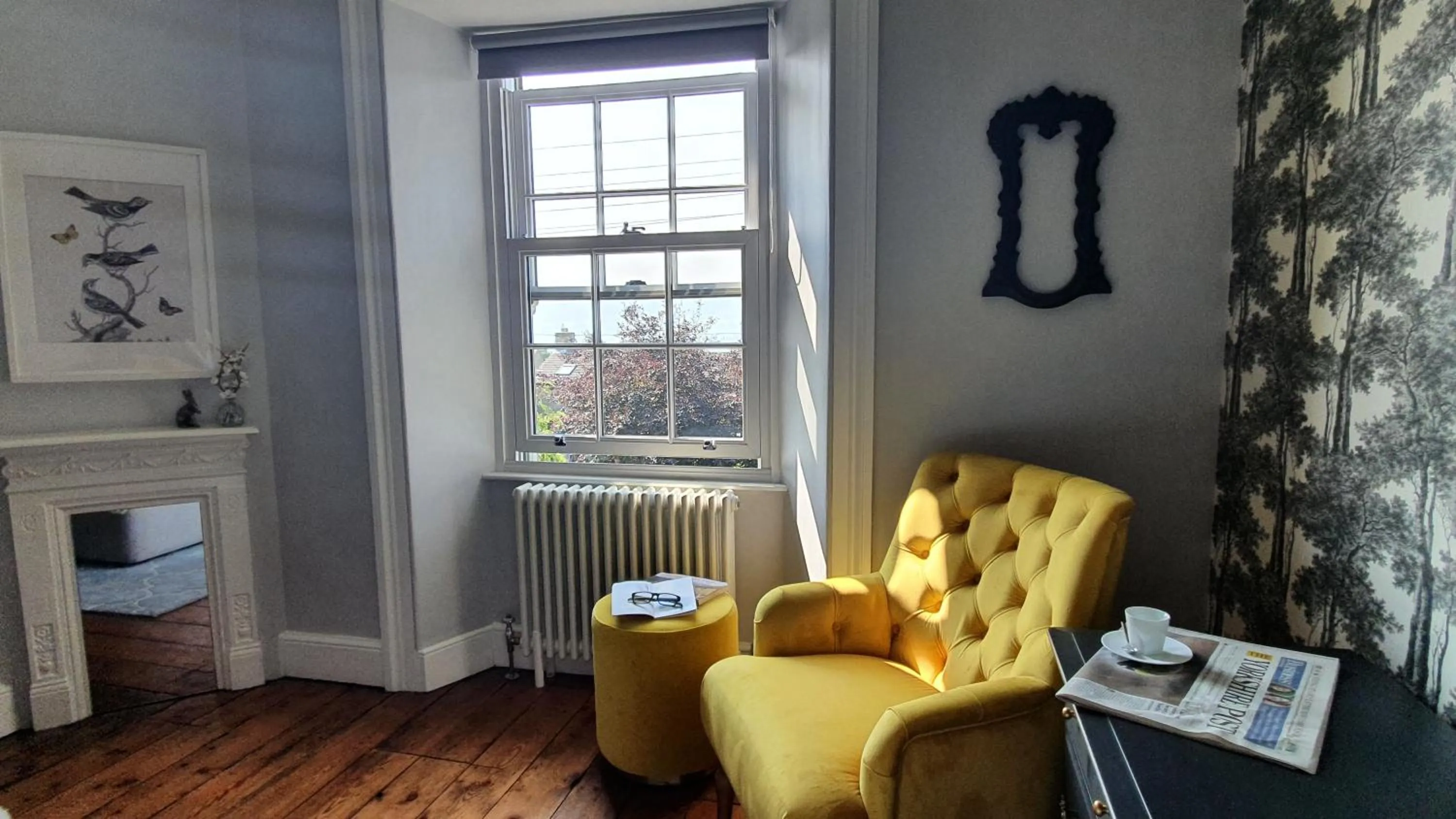Seating area in Rock View, Wensleydale