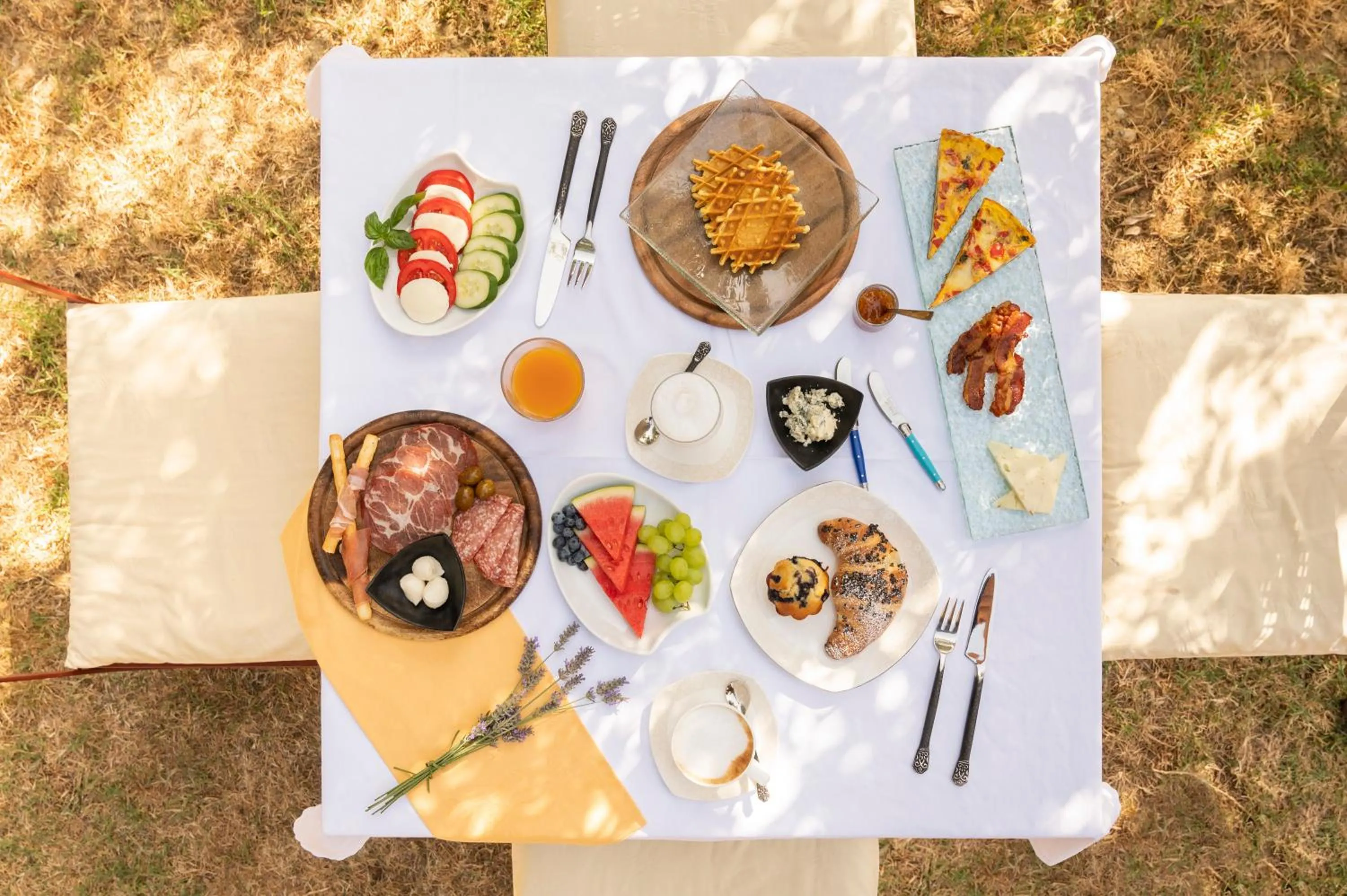 Food and drinks in Relais Villa La Cappella