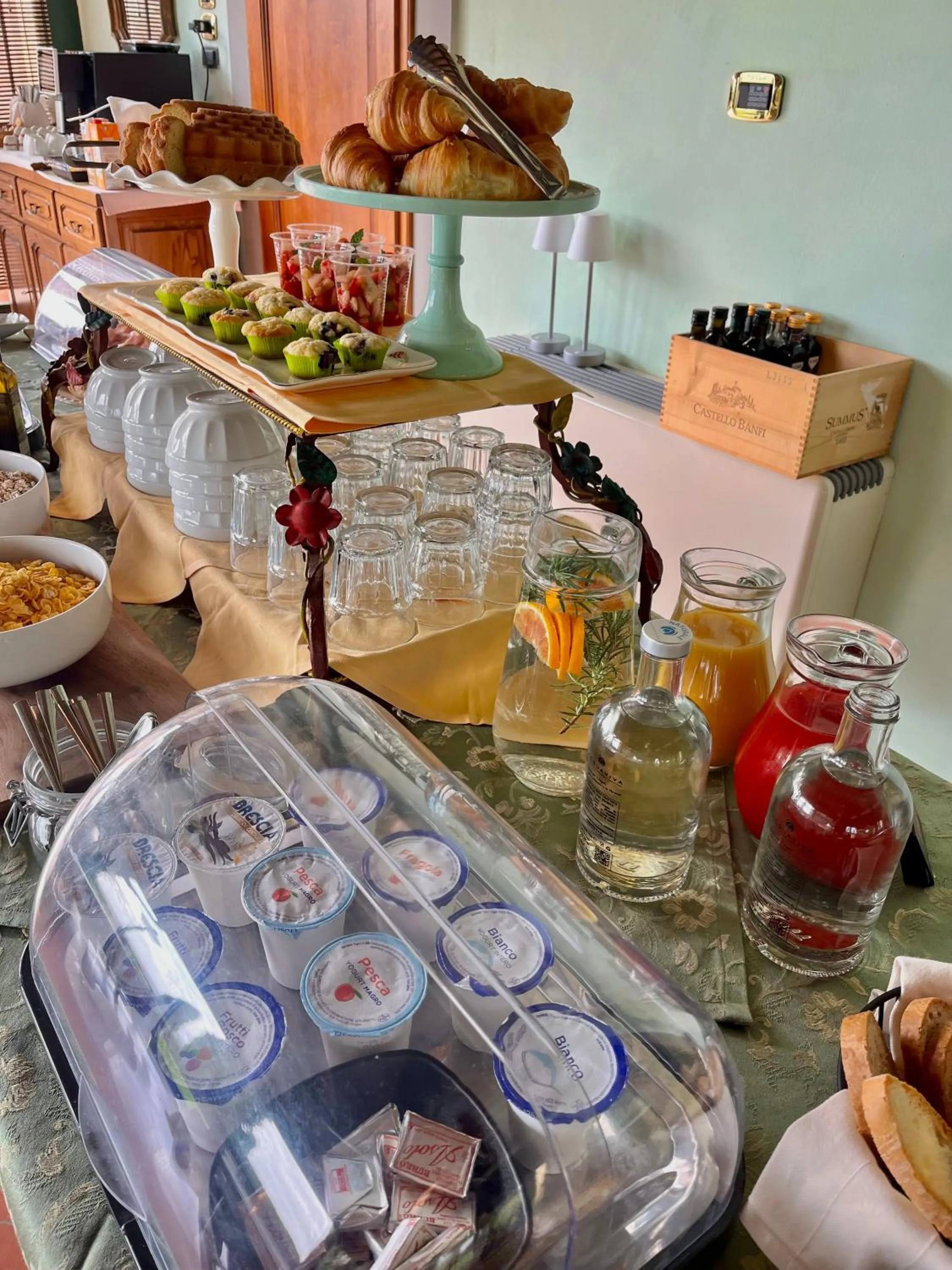 Food and drinks in Relais Villa La Cappella