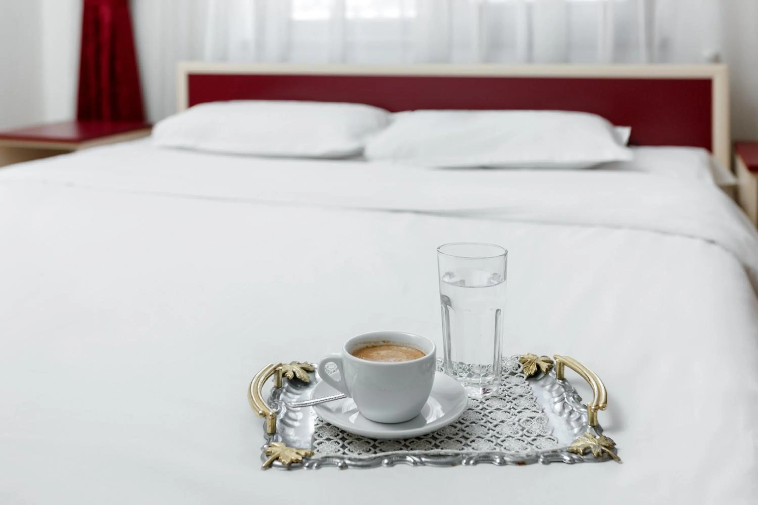 Bed in Family Hotel Alex