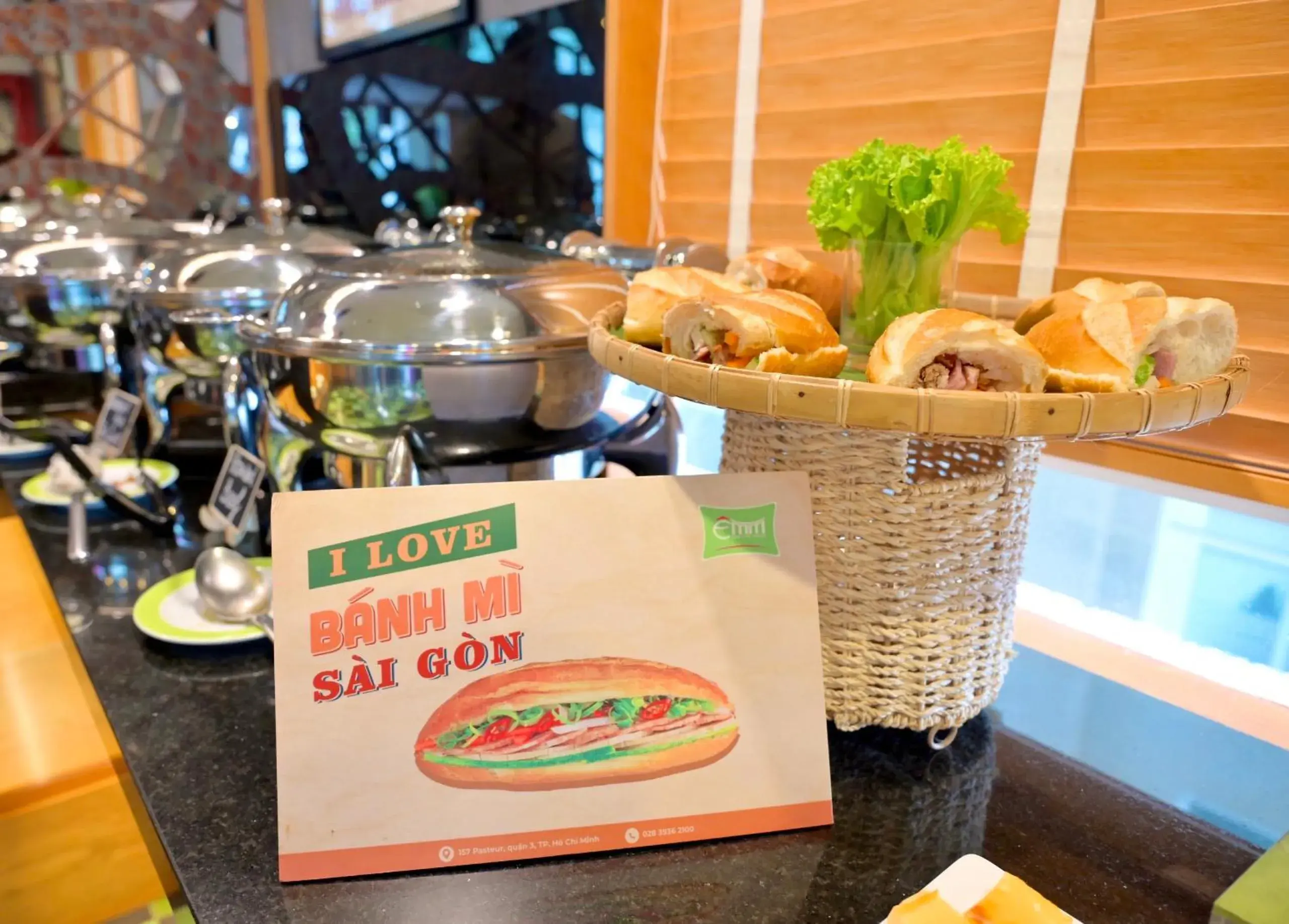 Buffet breakfast in ÊMM Hotel Saigon Buffet breakfast in ÊMM Hotel Saigon