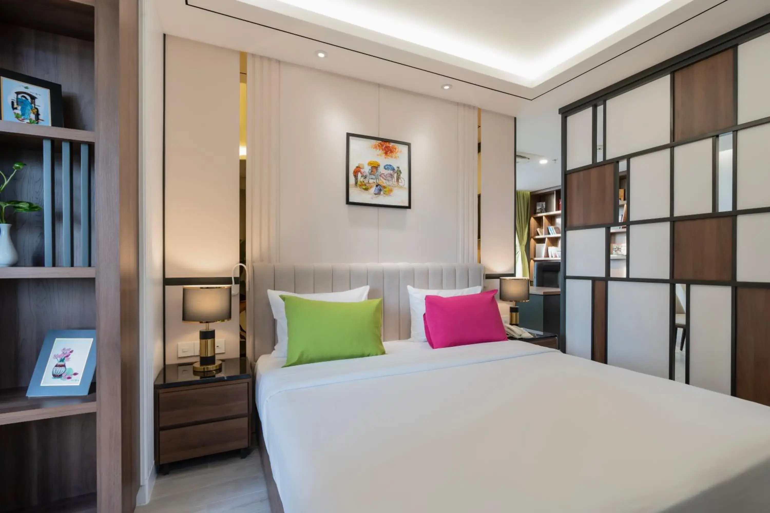 Bed in ÊMM Hotel Saigon Bed in ÊMM Hotel Saigon