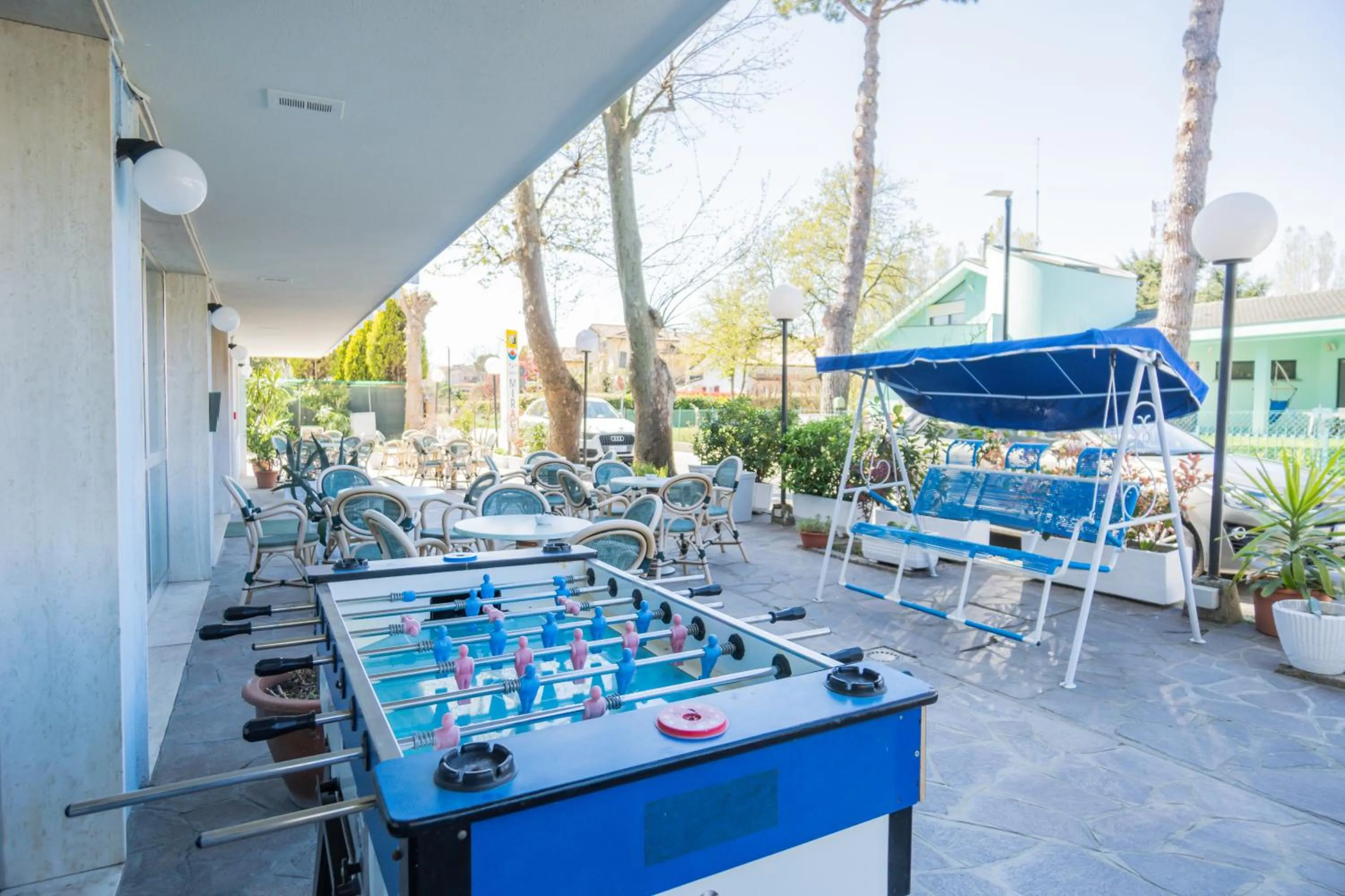 Inner courtyard view in Hotel Mirage