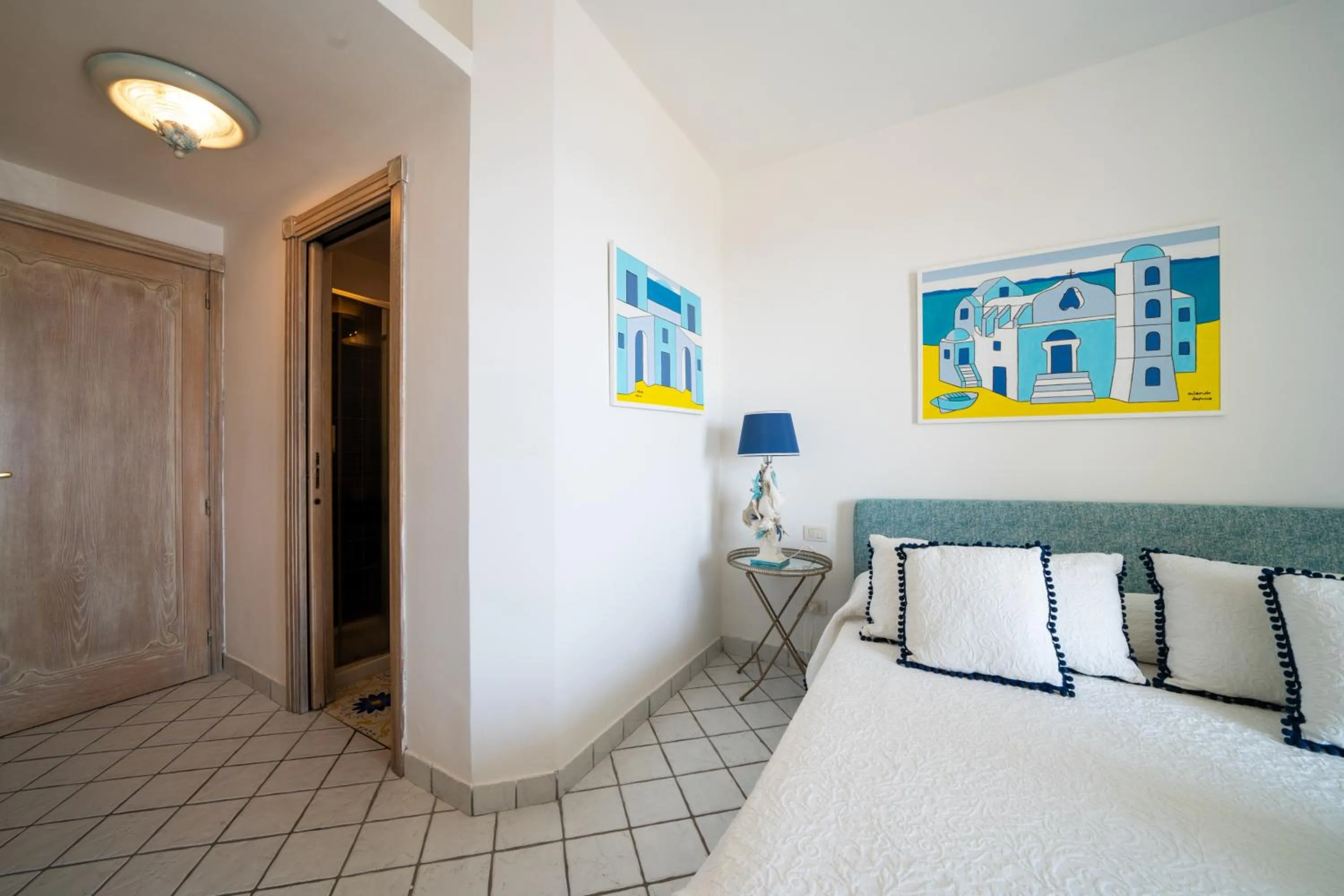 Bed in Relais Bijoux Ischia