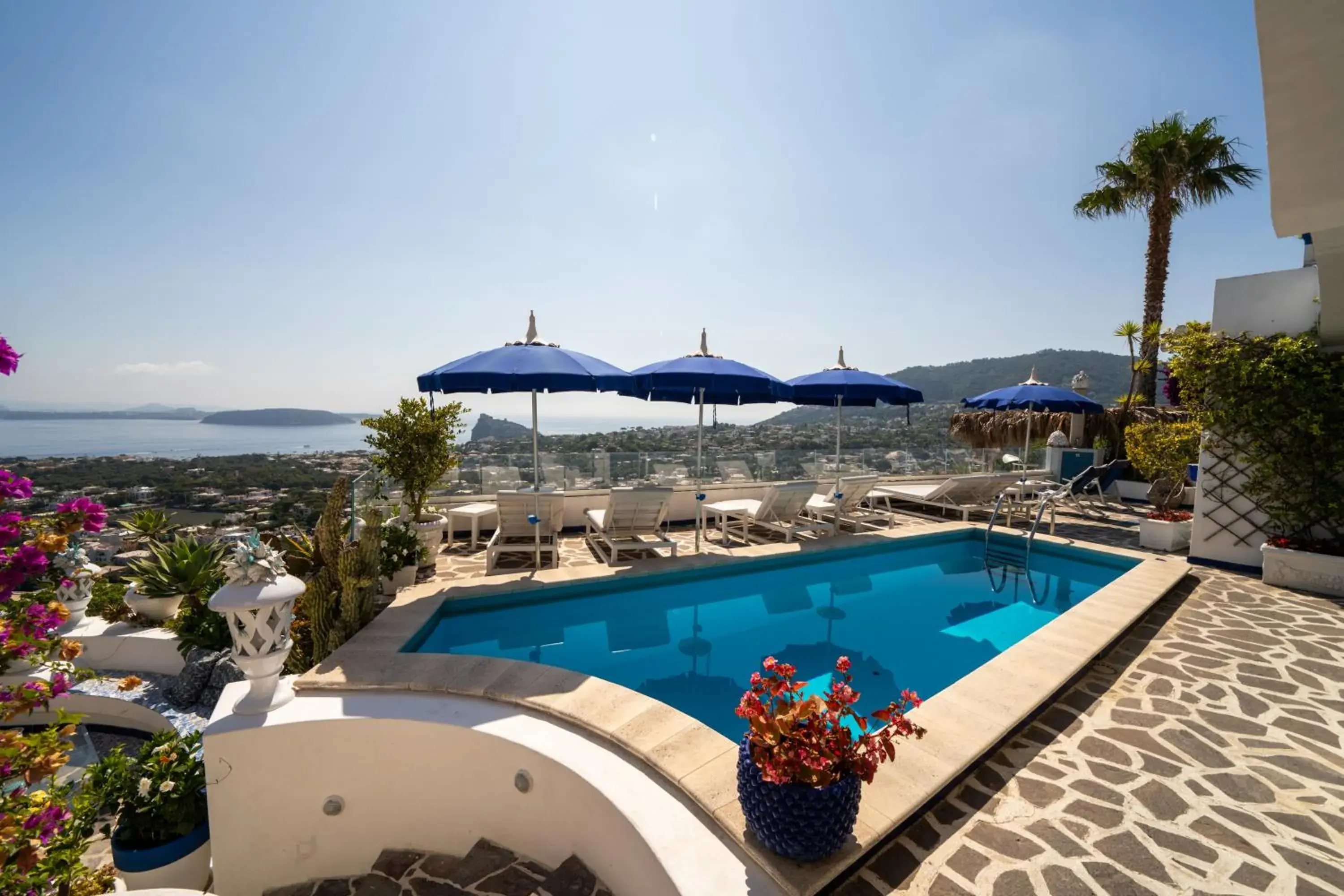 Pool view in Relais Bijoux Ischia Pool view in Relais Bijoux Ischia