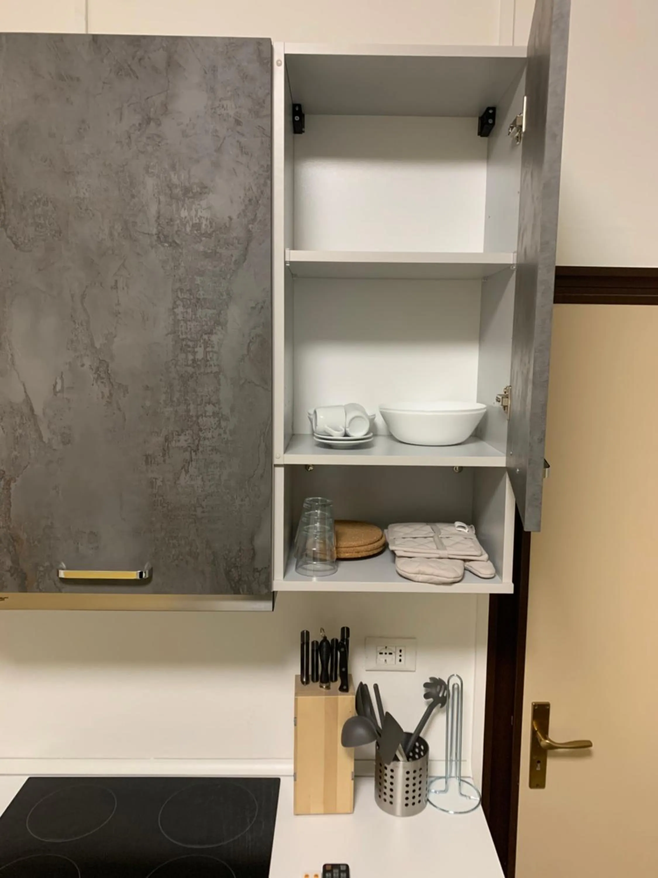 Kitchen or kitchenette in Hotel San Pellegrino
