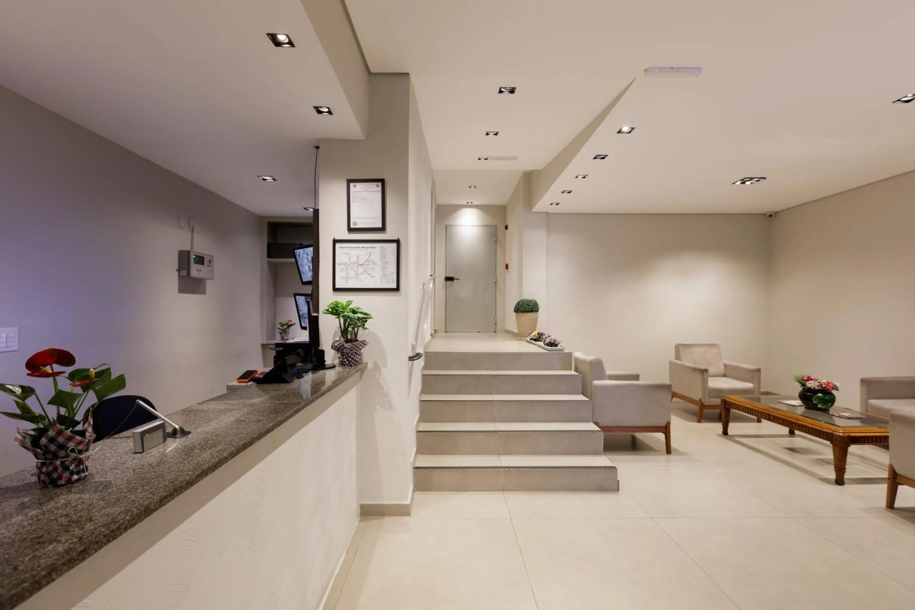 Lobby or reception in Hotel Bella Paulista