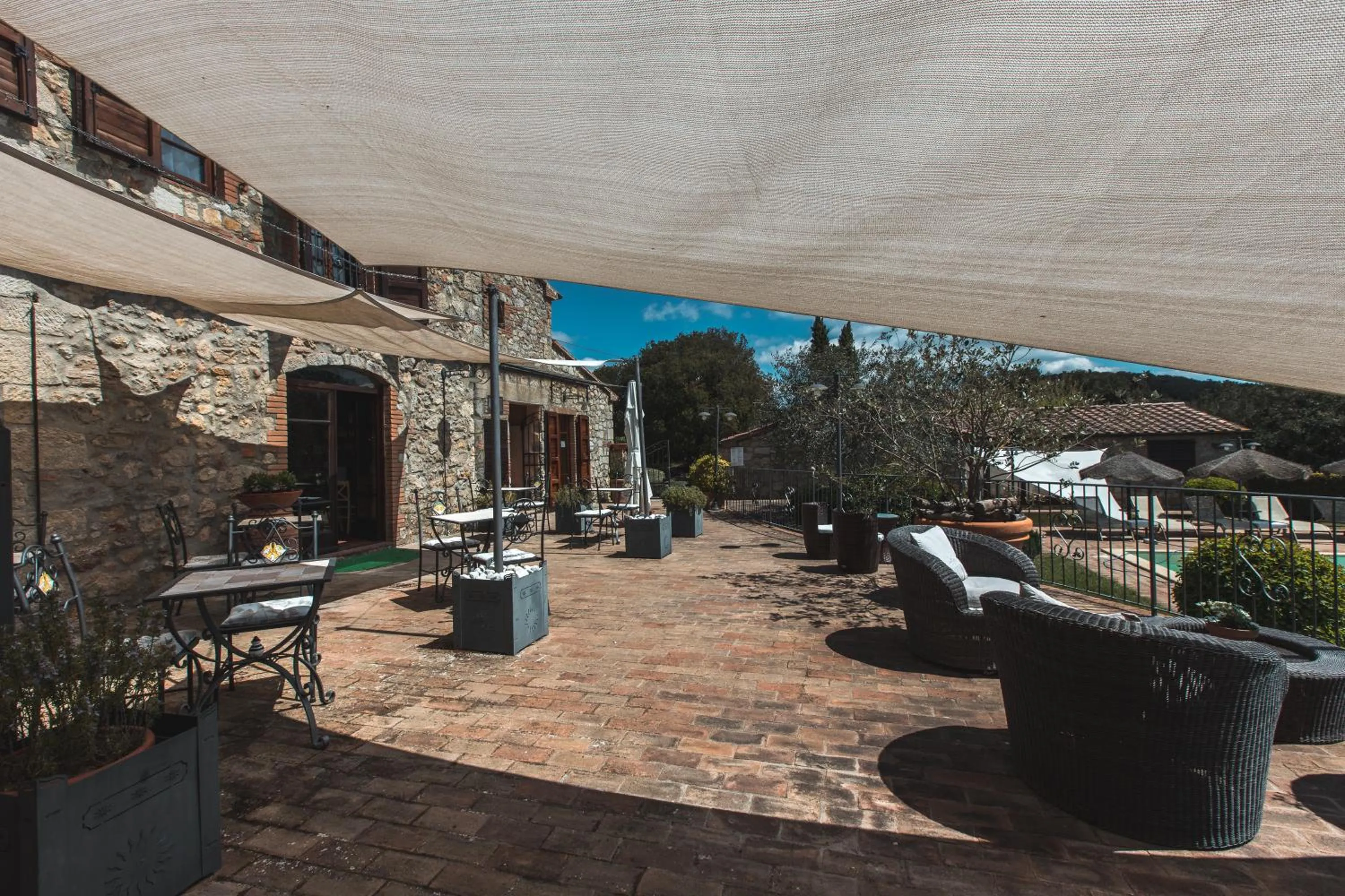 Patio in La Melosa Resort & Spa - Adults Only