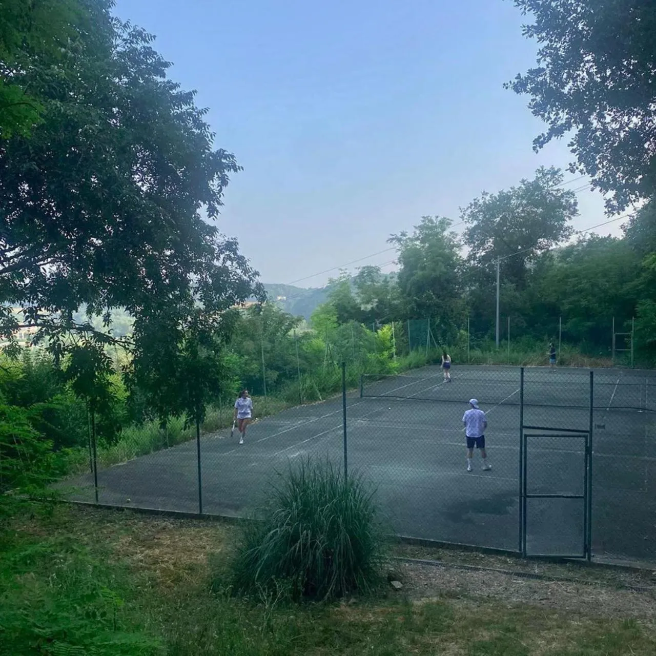 Tennis court in Hotel Villa San Lucchese