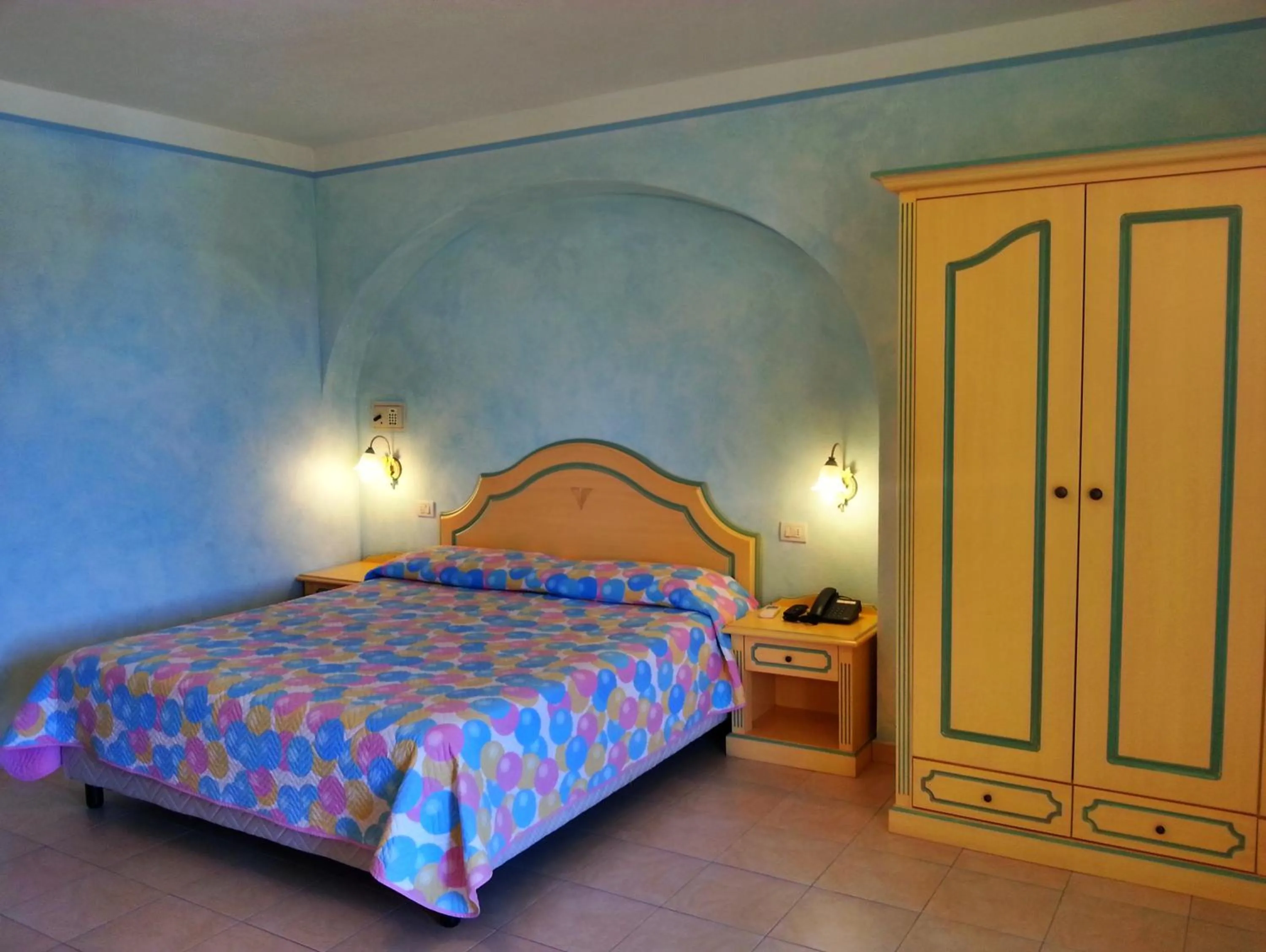 Bedroom, Bed in Residence Riva Azzurra