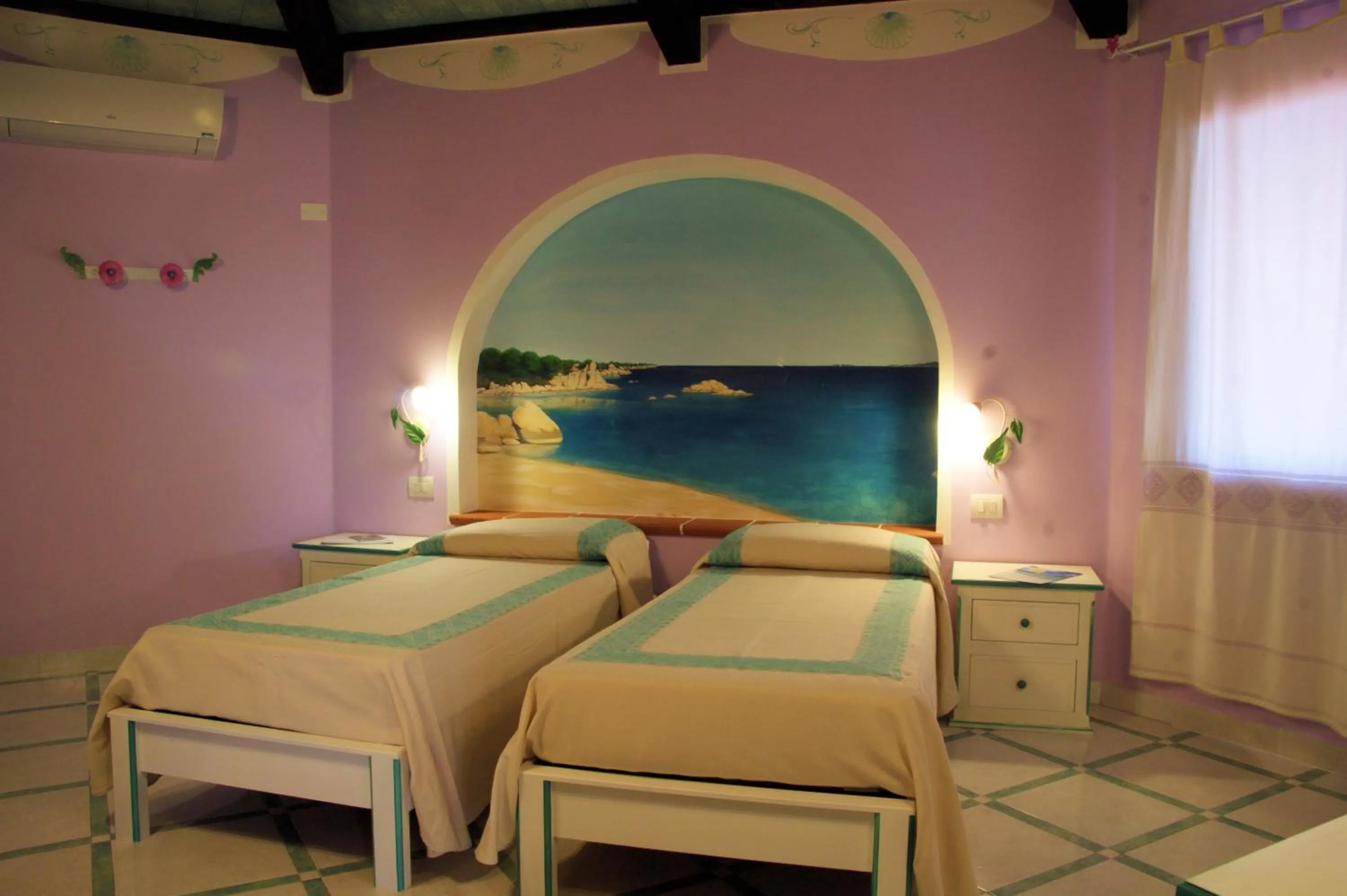Bedroom, Bed in Residence Riva Azzurra