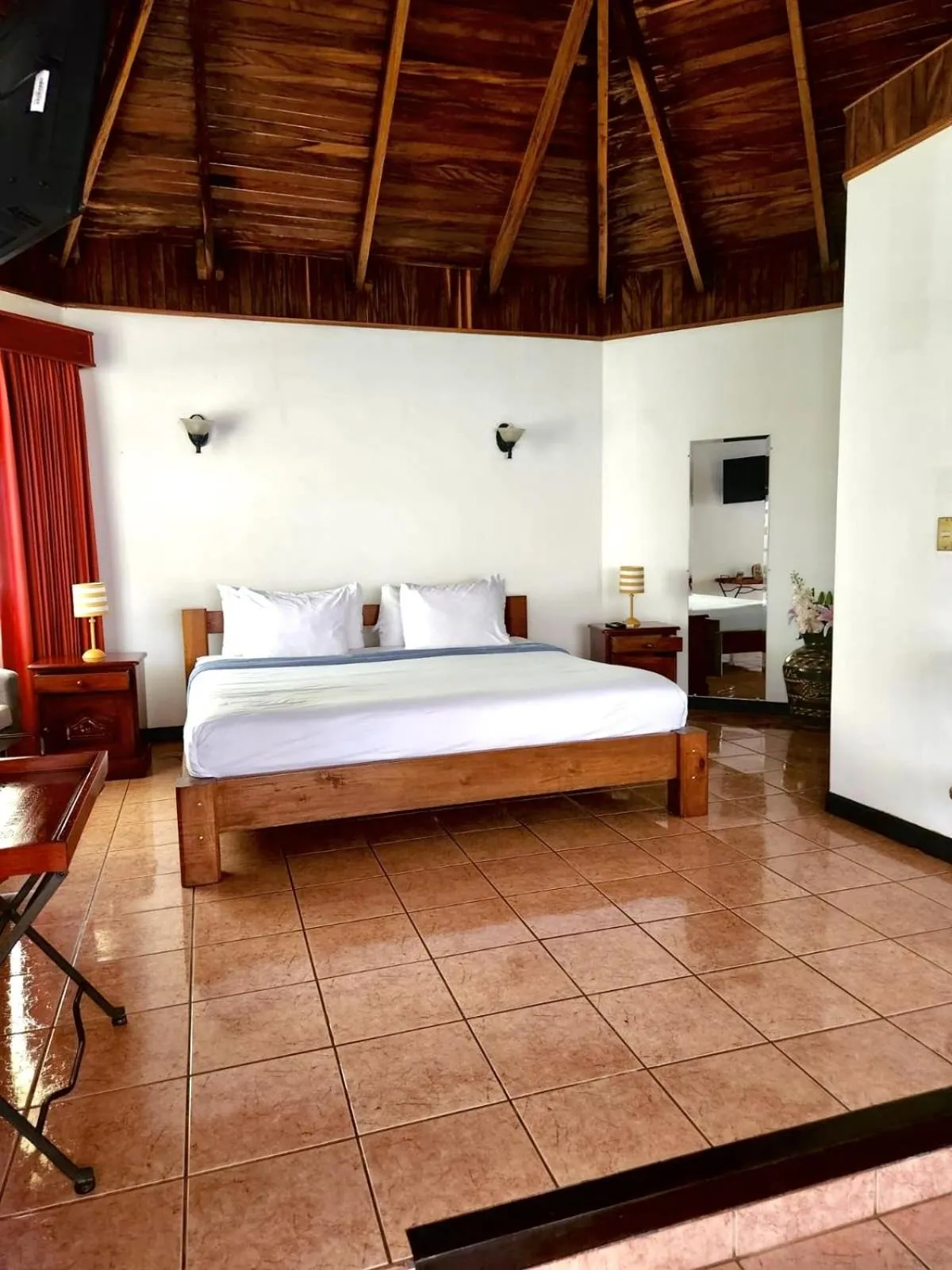 Bed in Hotel Villa Acacia