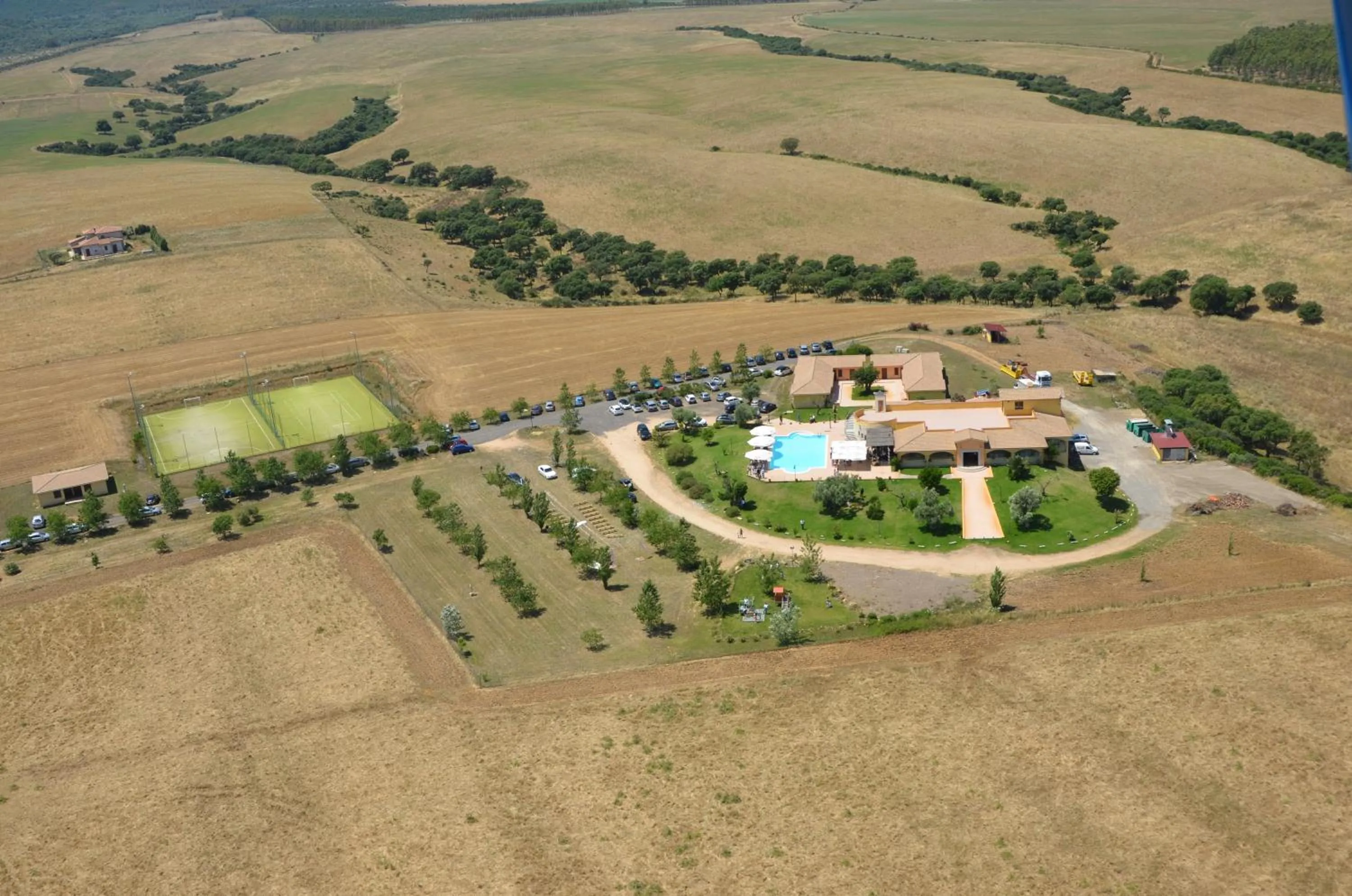Bird's eye view in Albergo Ristorante Pizzeria Monte Arcosu
