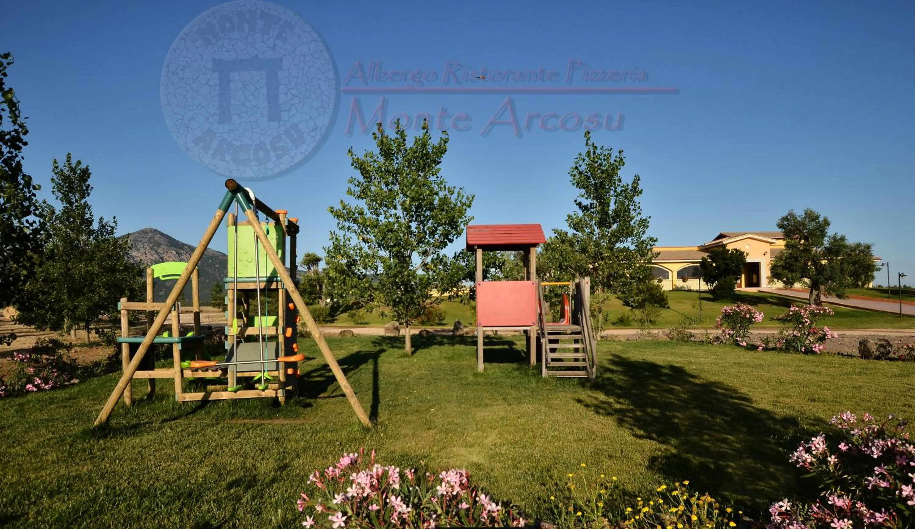 Children play ground in Albergo Ristorante Pizzeria Monte Arcosu