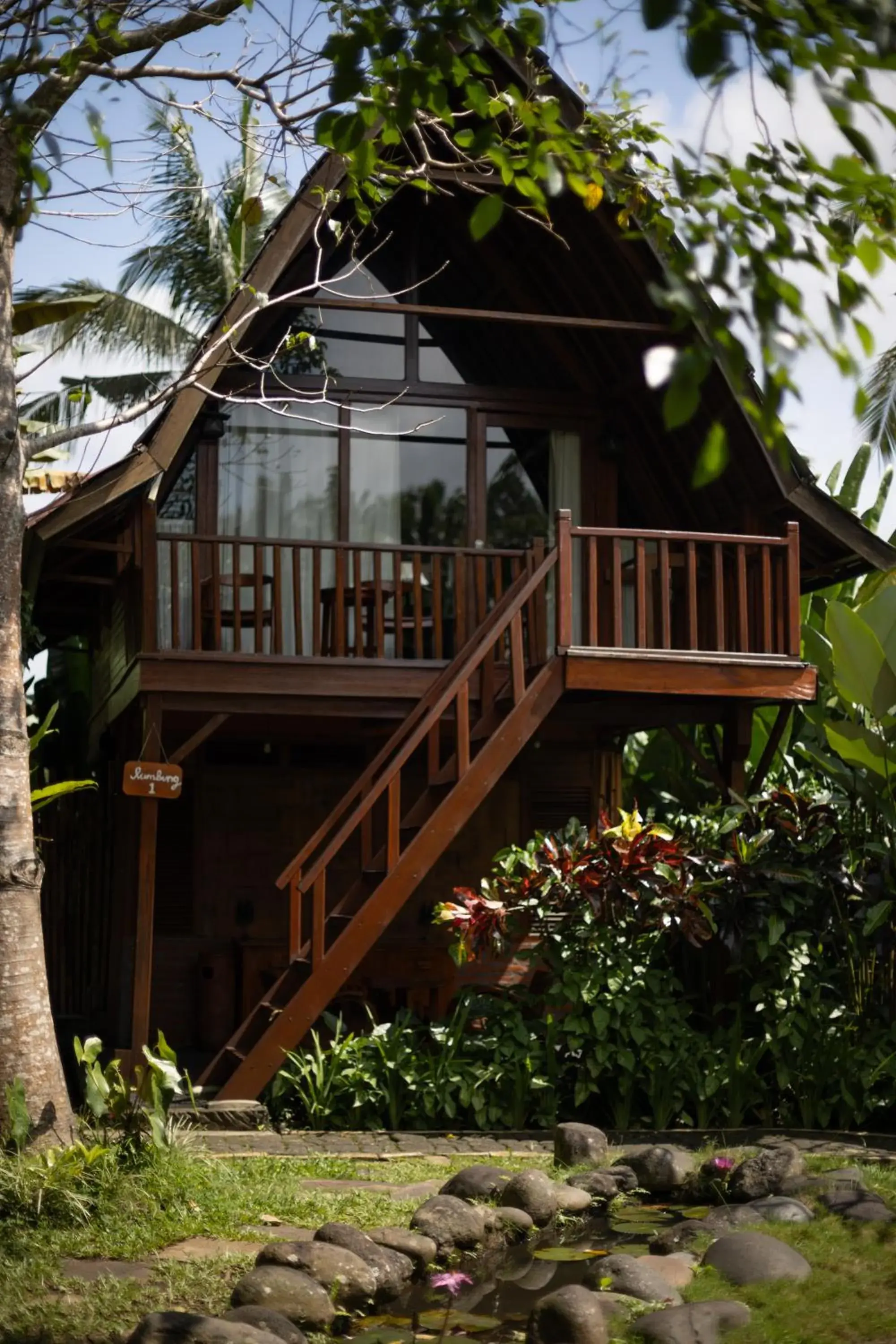 Garden view in Kusfarm Bali by AHM Garden view in Kusfarm Bali by AHM