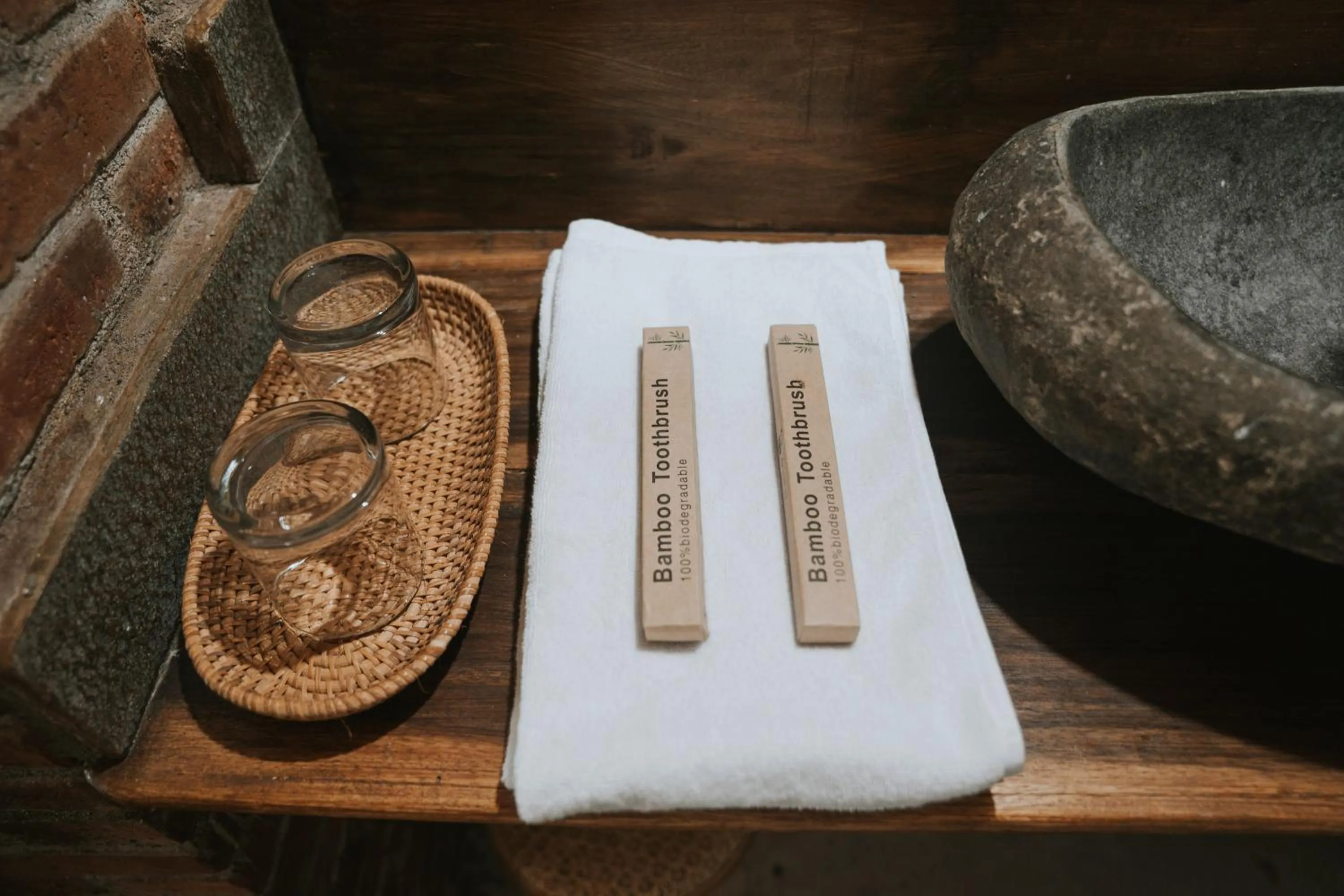 Bathroom in Kusfarm Bali by AHM