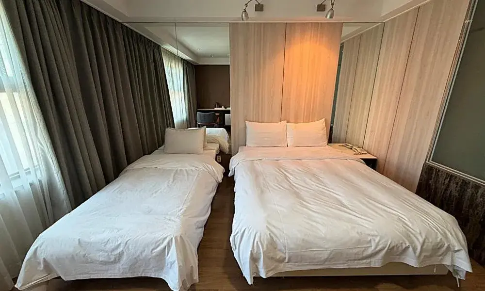 Bed in Wolmido Premiers Hotel Bed in Wolmido Premiers Hotel