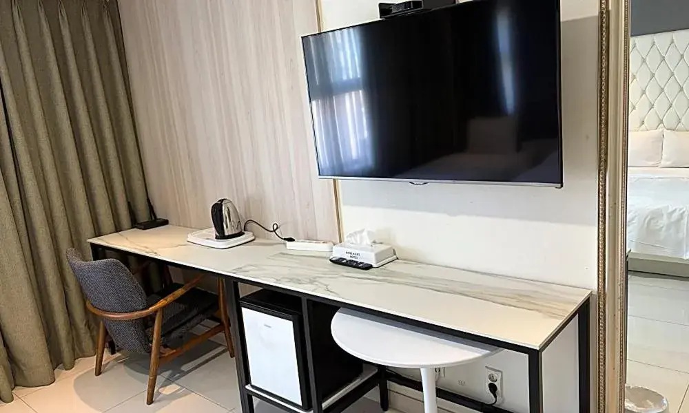 Bed in Wolmido Premiers Hotel Bed in Wolmido Premiers Hotel