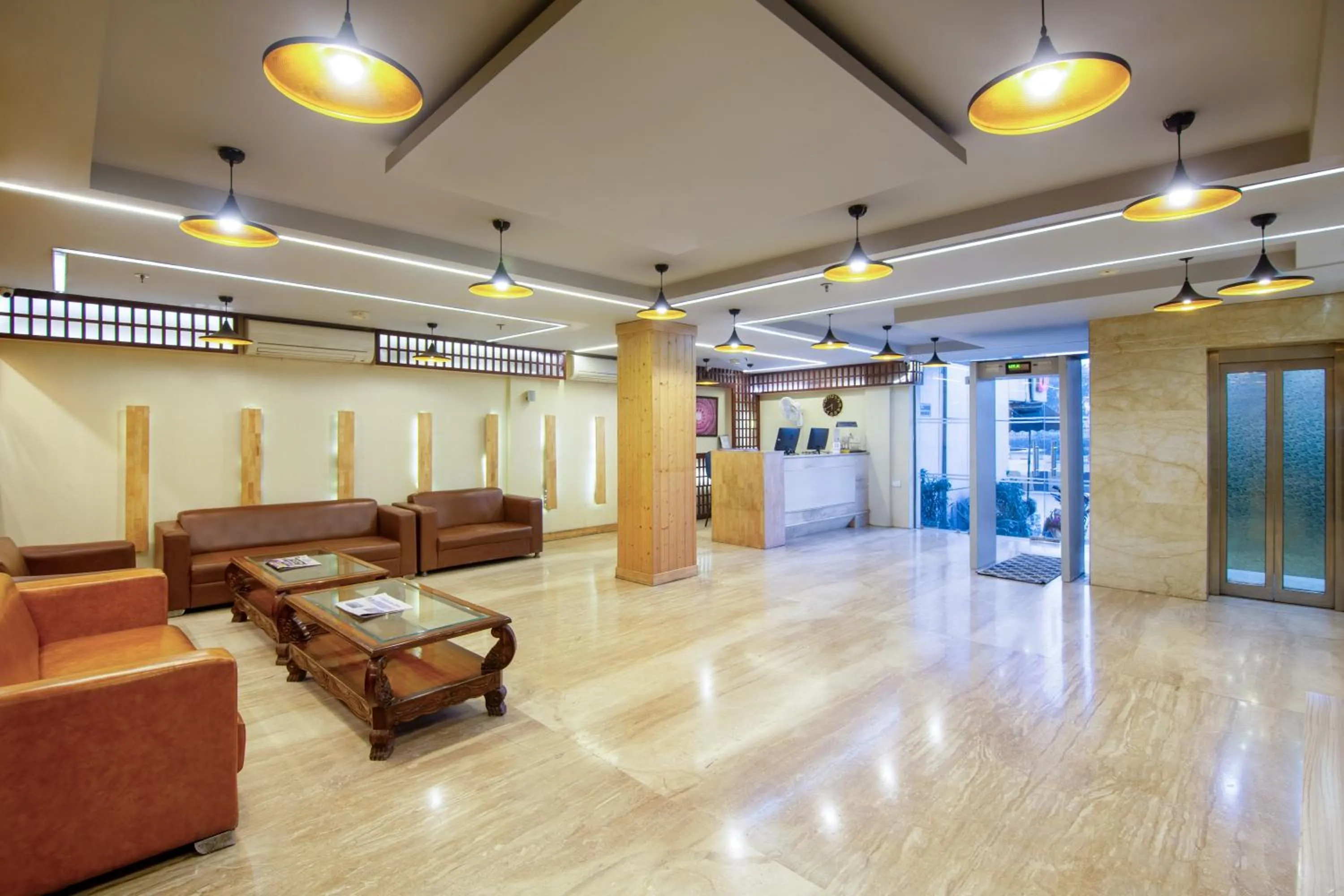 Lobby or reception in The Lohmod- Boutique Hotel At Delhi Airport