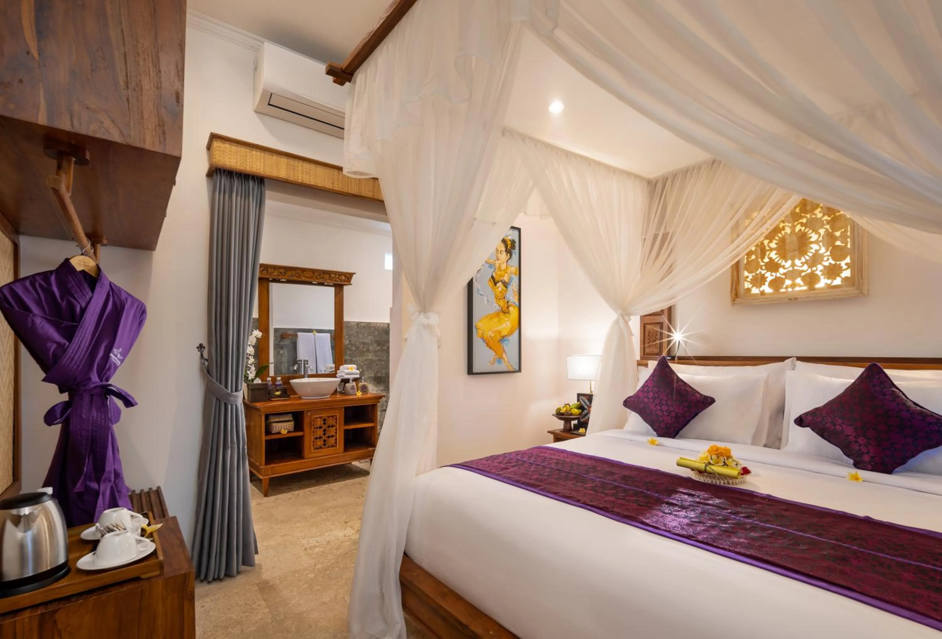 Bed in Swan Paradise A Pramana Experience