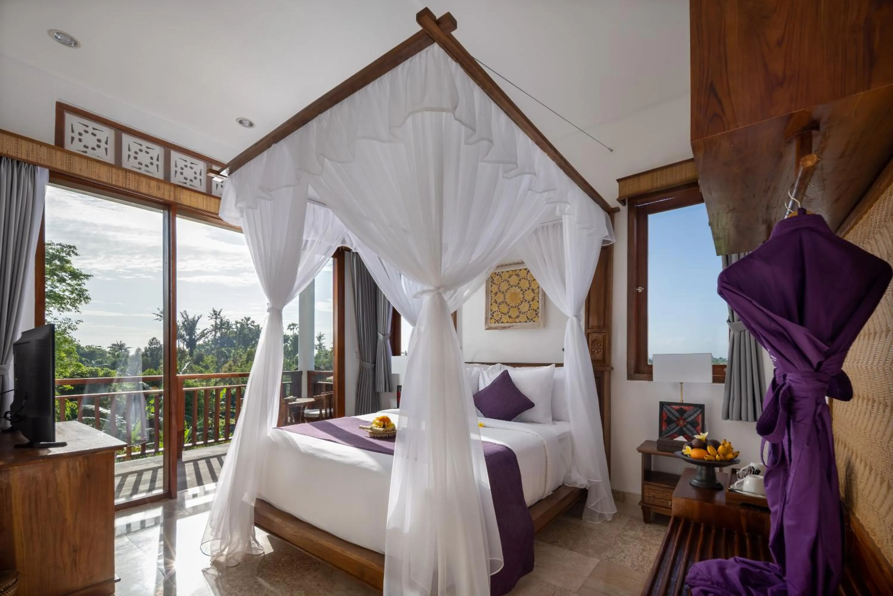 Bed in Swan Paradise A Pramana Experience