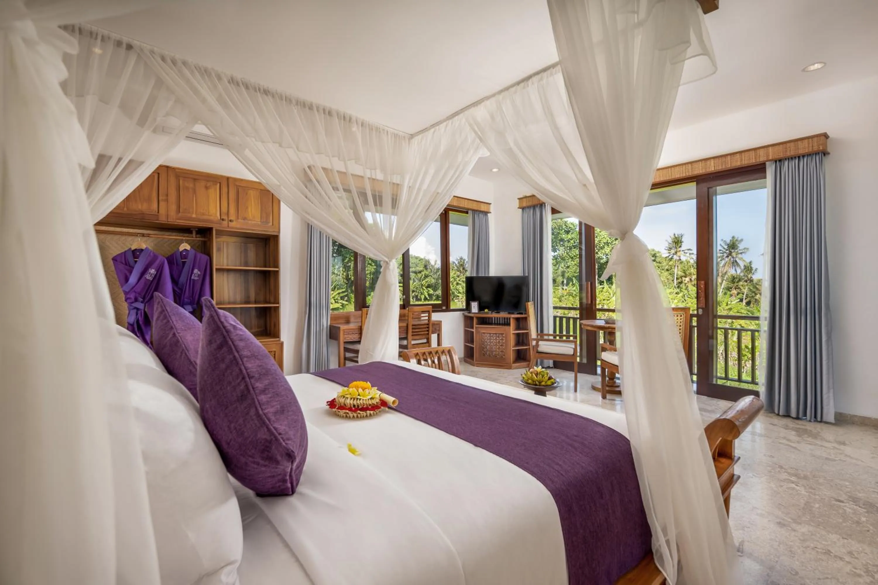 Bed in Swan Paradise A Pramana Experience