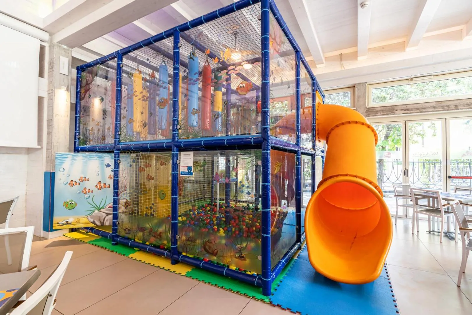 Children play ground in Hotel Rosalba - Valentini Family Village