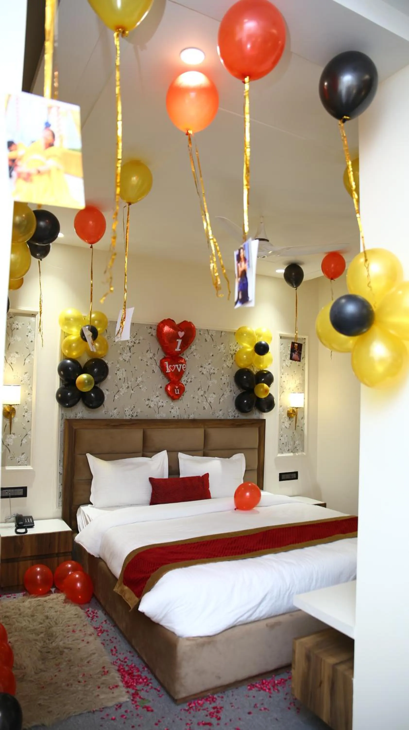 Decorative detail, Bed in Royal 9 hotel & Banquet