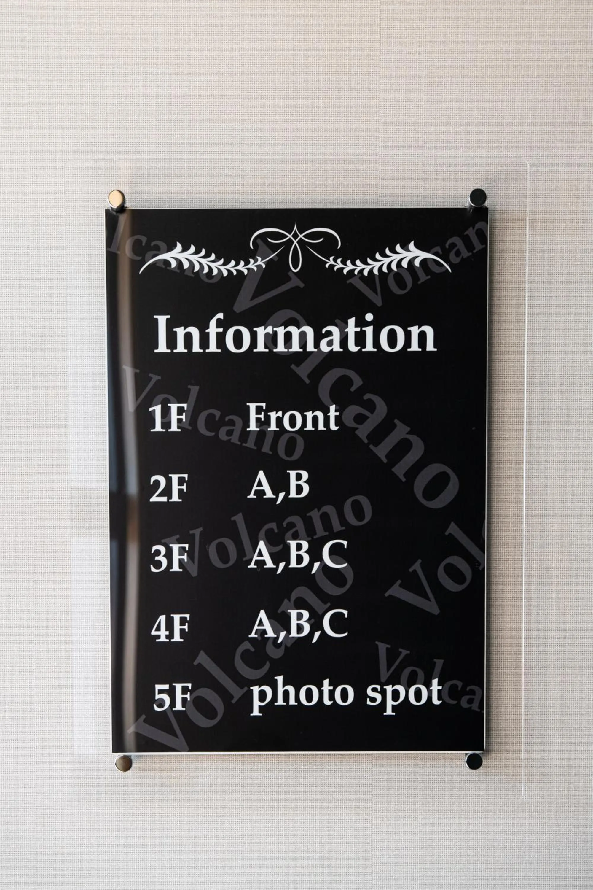 Logo/Certificate/Sign in Volcano