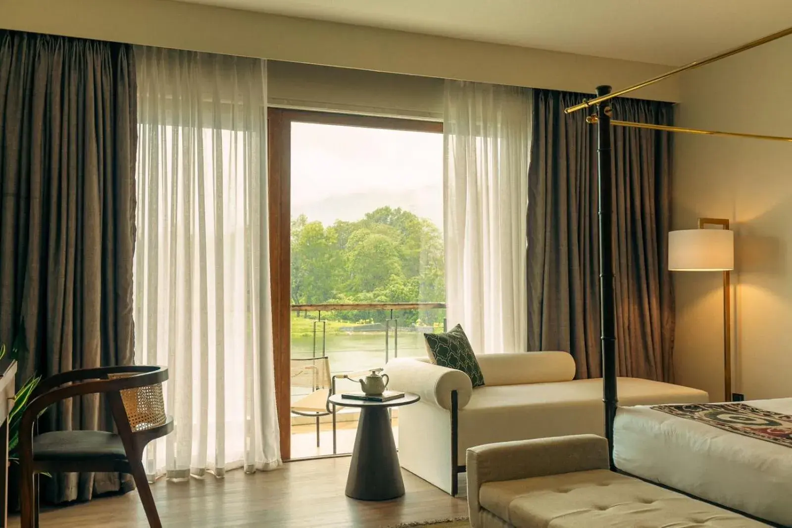 Lake view, Bed in Oleander Farms, Karjat Lake view, Bed in Oleander Farms, Karjat