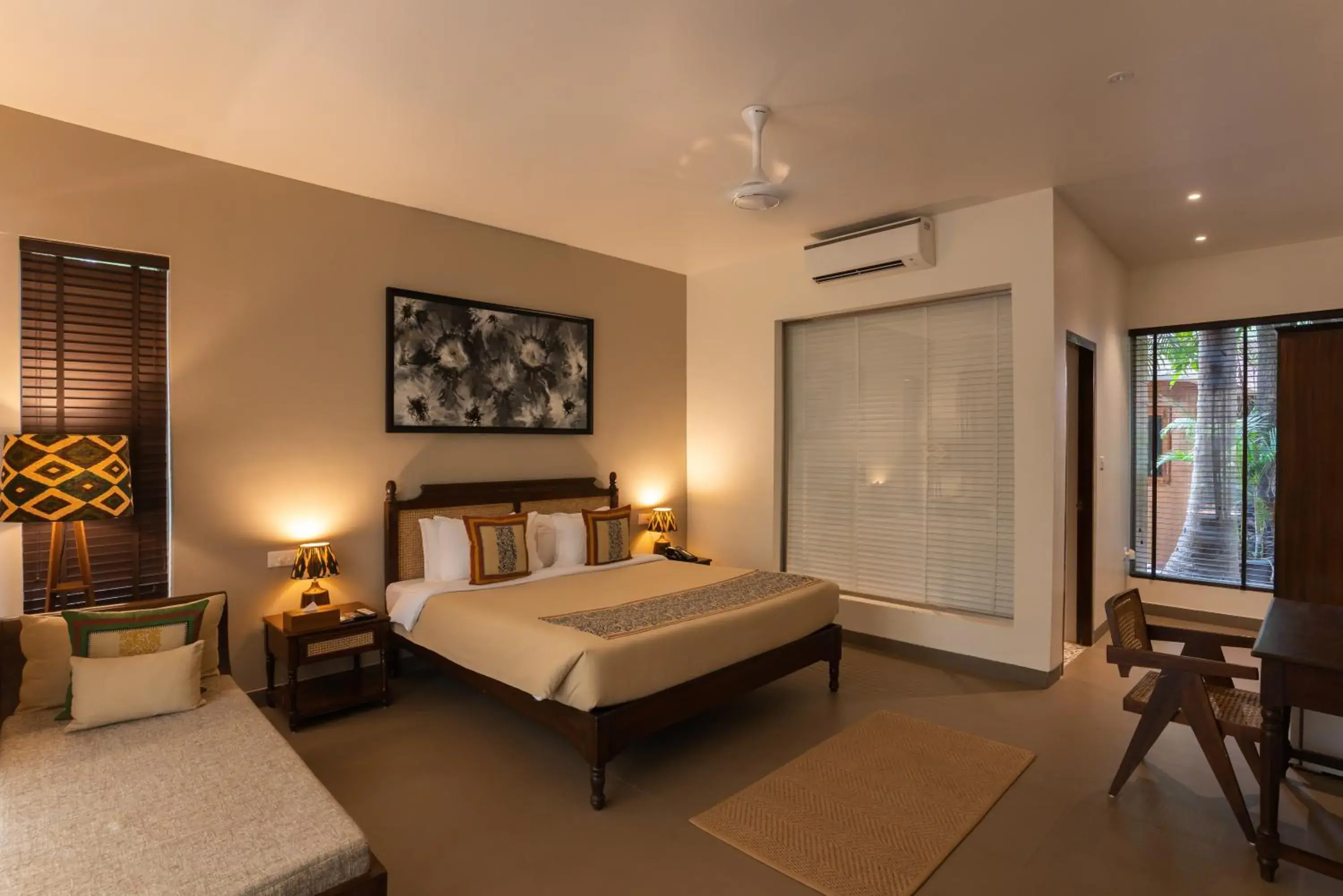 Photo of the whole room, Bed in Oleander Farms, Karjat Photo of the whole room, Bed in Oleander Farms, Karjat