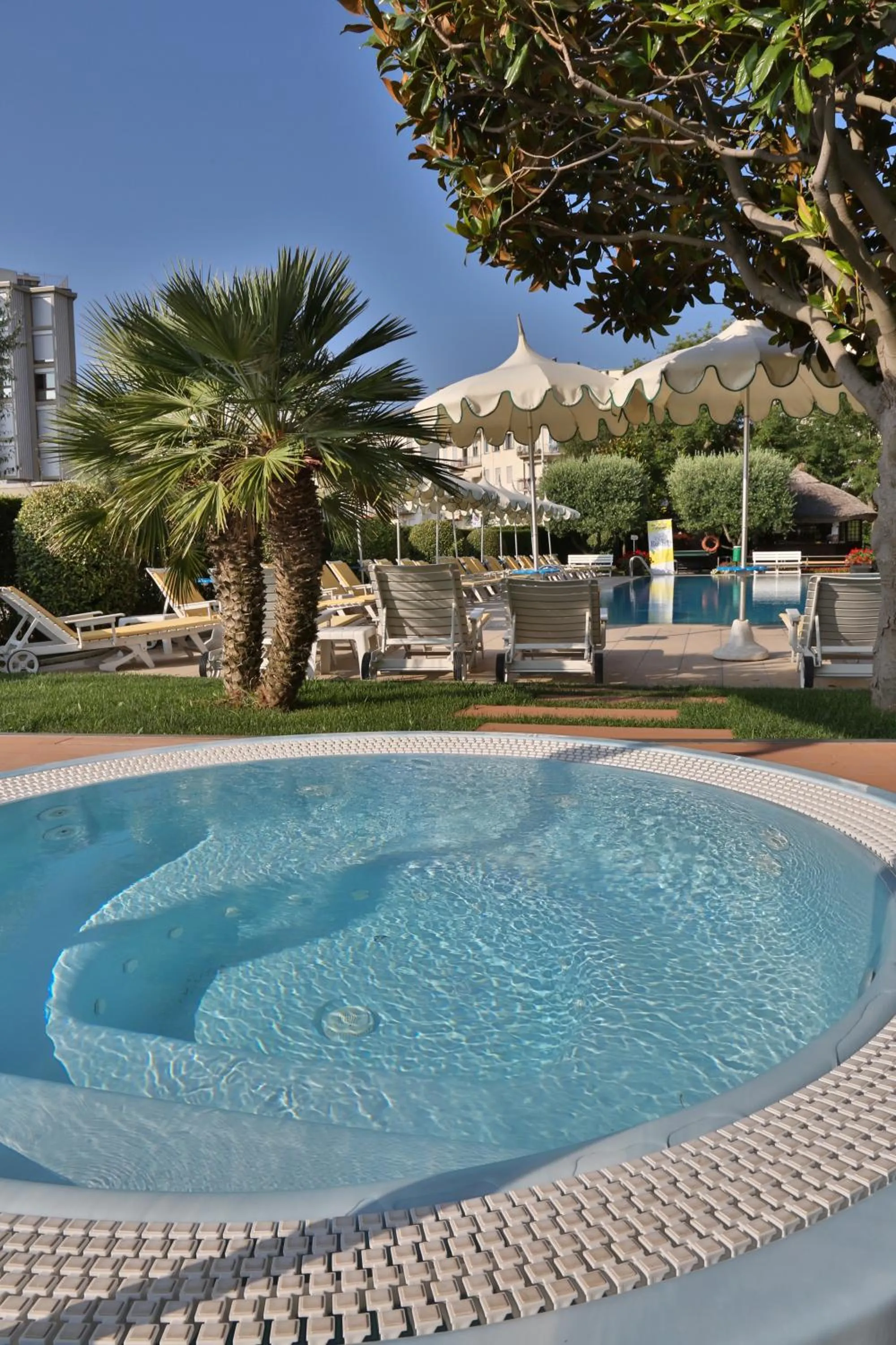 Swimming pool in Hotel Bristol
