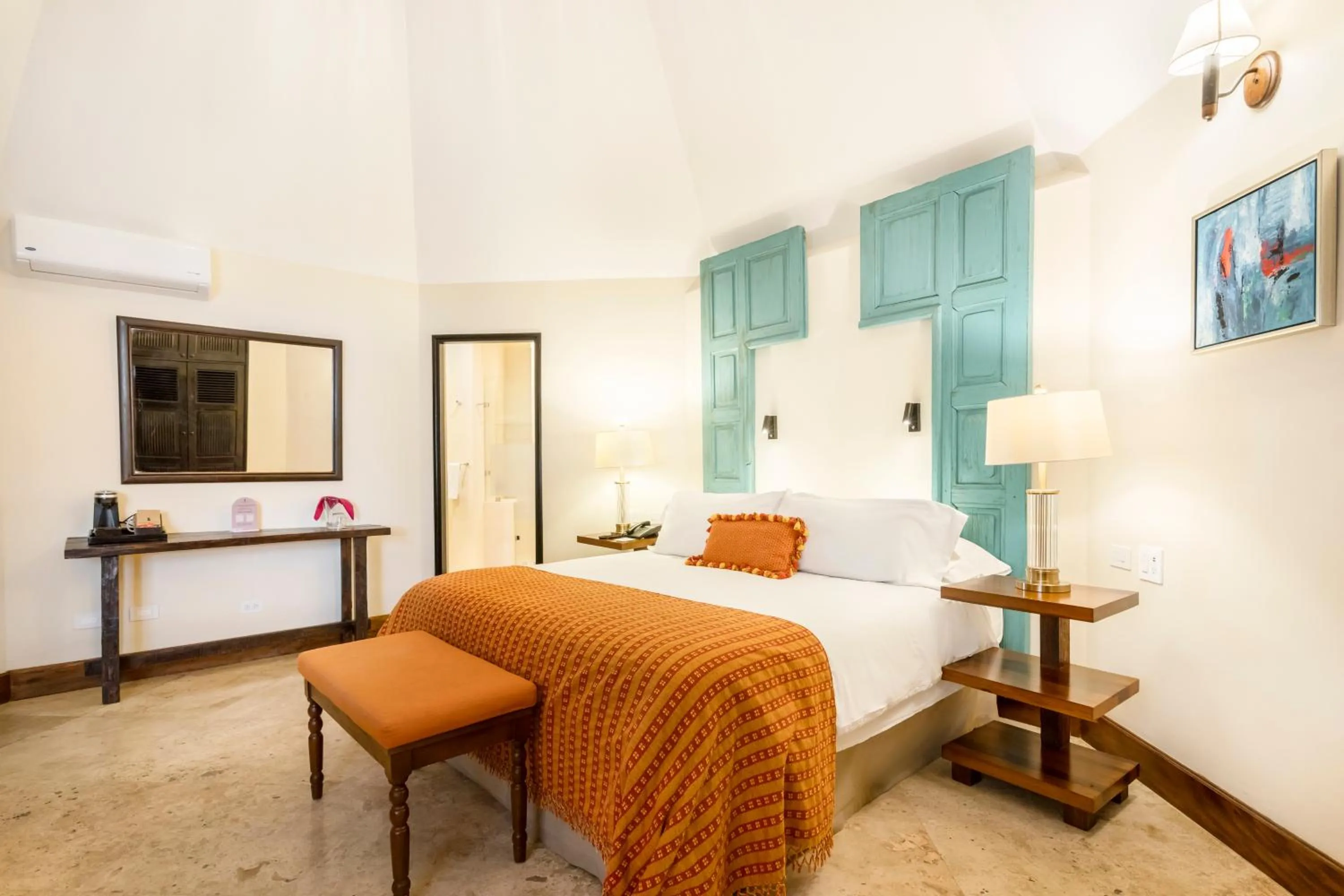 Bed in Pensativo House Hotel