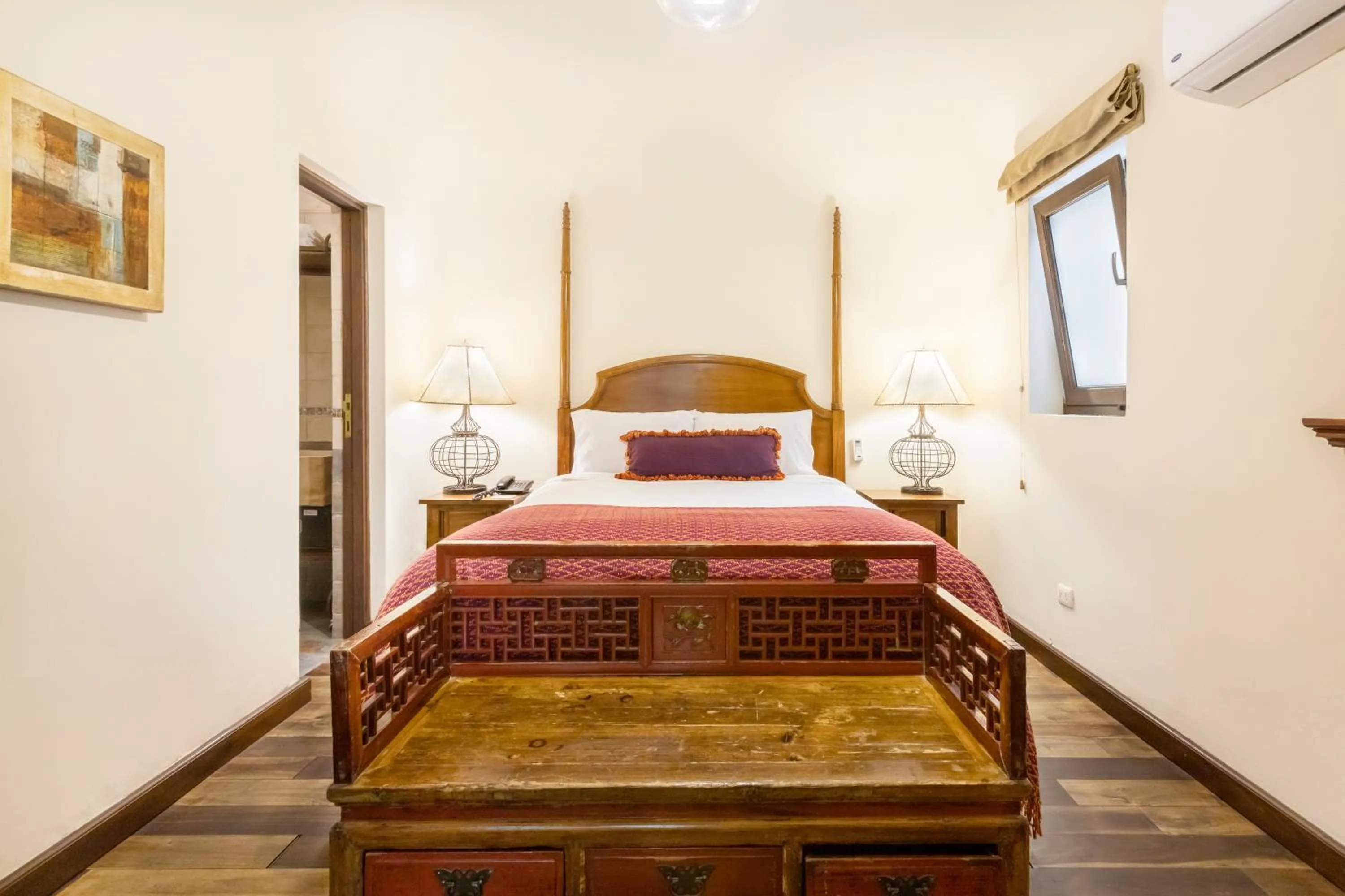 Bed in Pensativo House Hotel