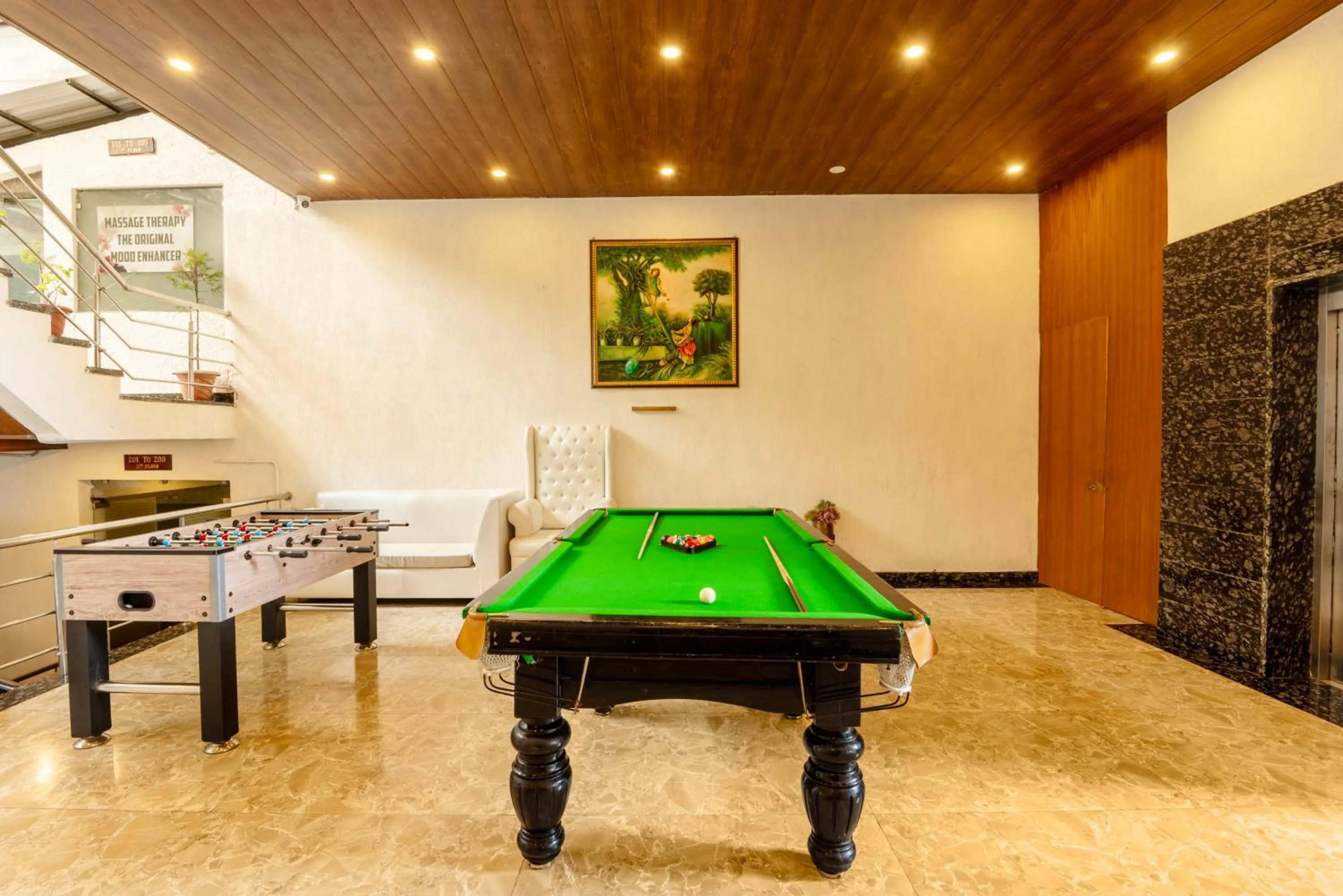 Game Room in Treebo Premium Queens Of Hills Near Mall Road Area