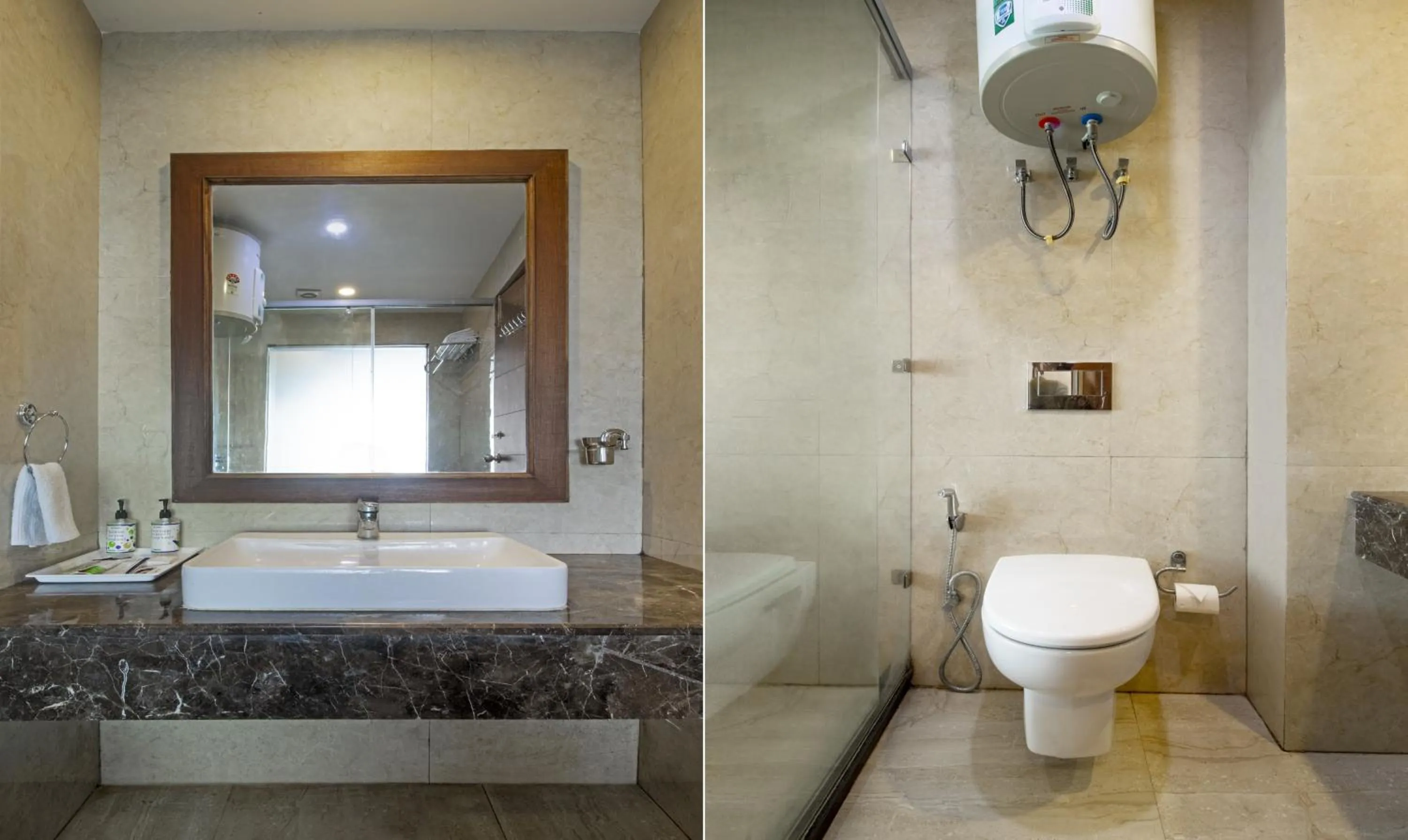 Bathroom in Treebo Premium Queens Of Hills Near Mall Road Area