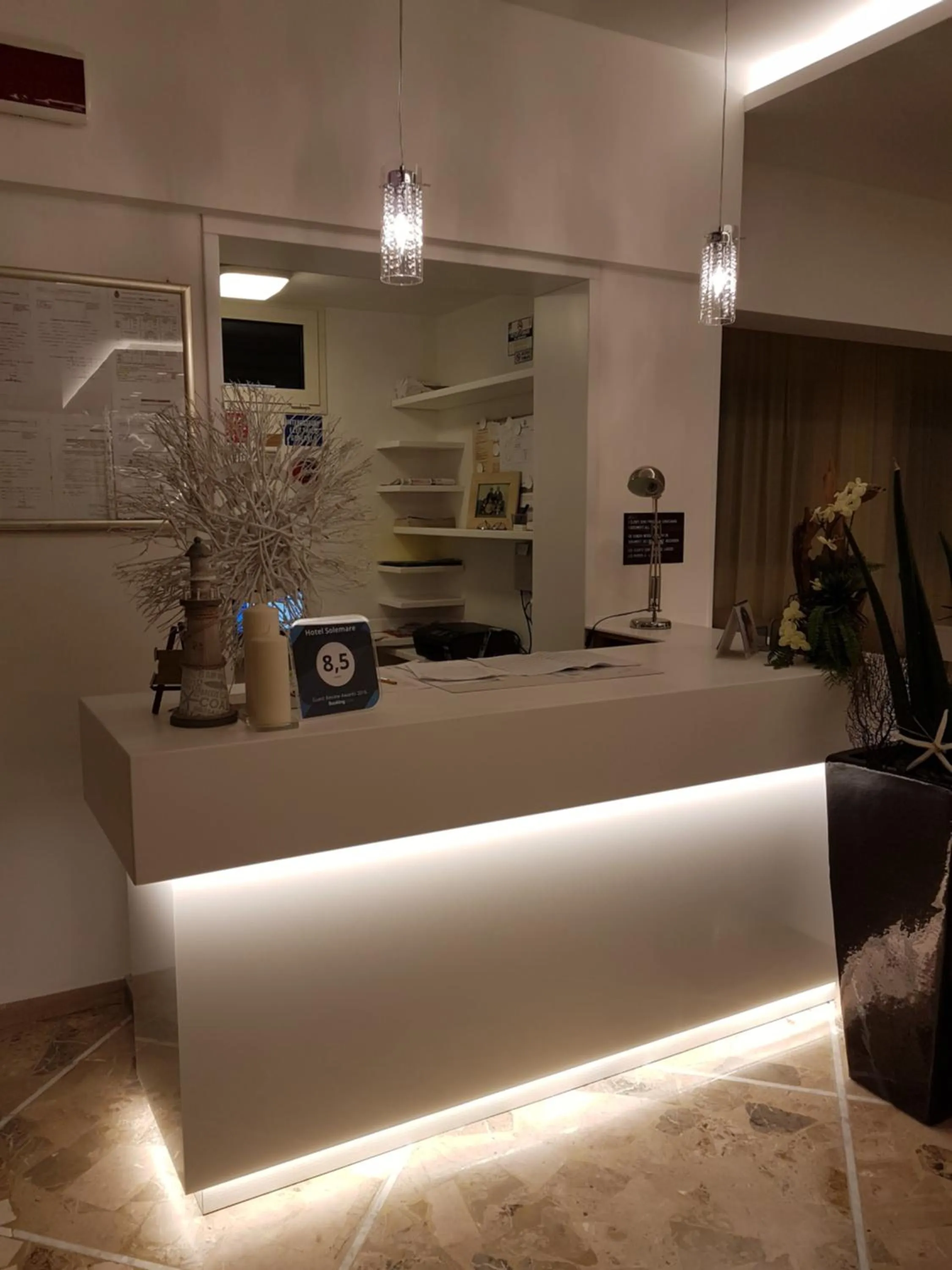Lobby or reception in Hotel Solemare