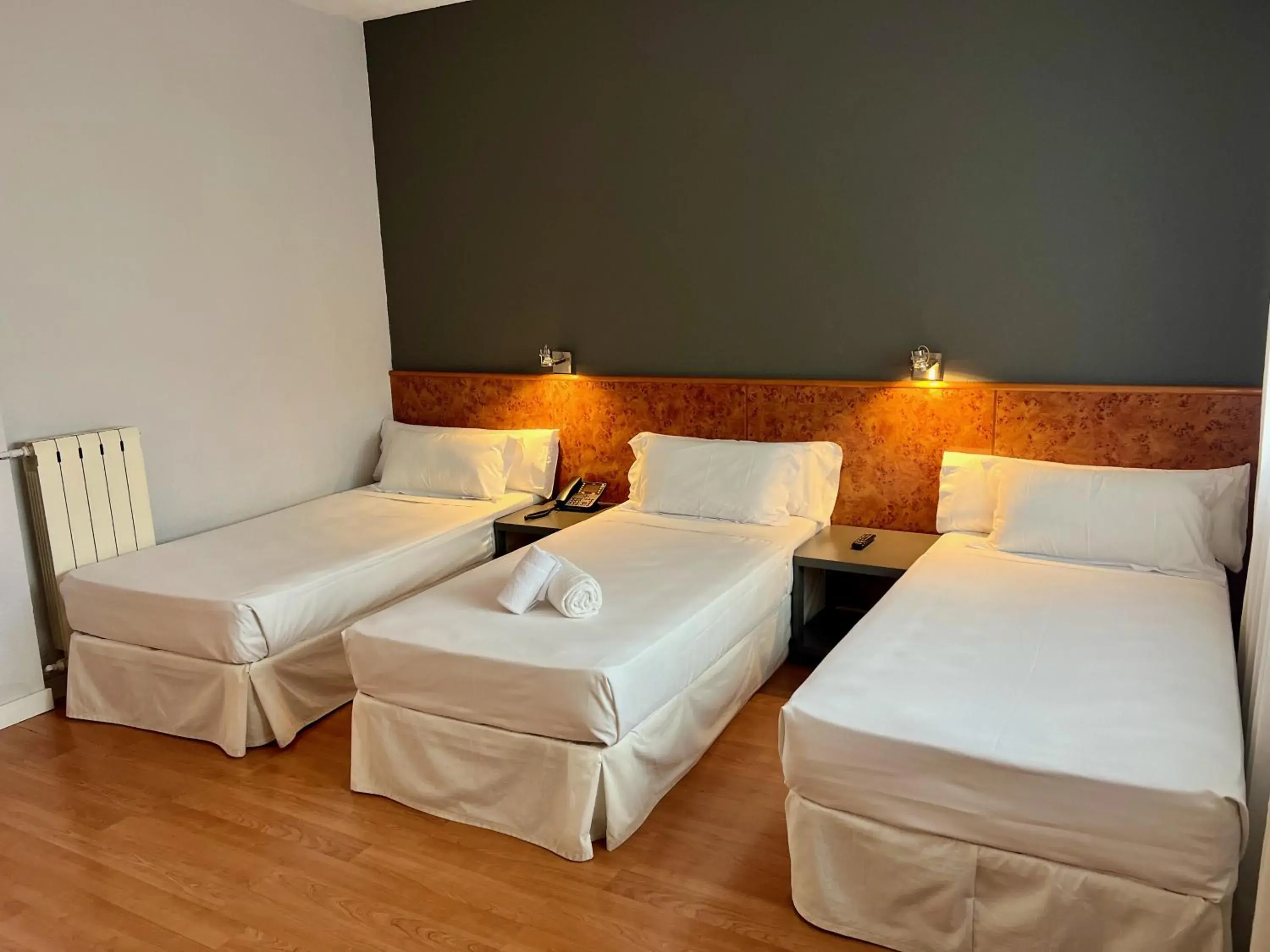 Bed in AP Hotel Madrid Airport Bed in AP Hotel Madrid Airport