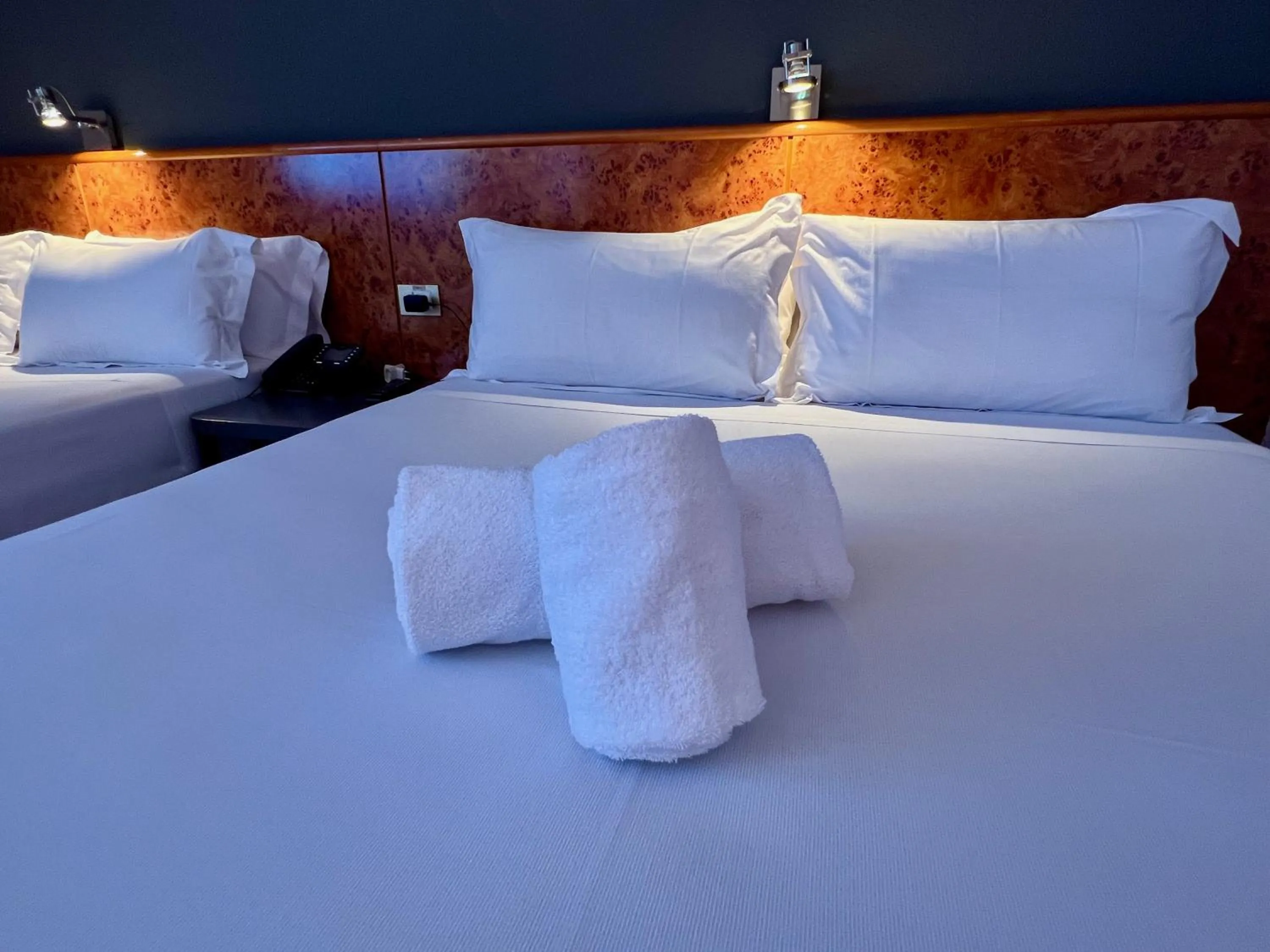 Bed in AP Hotel Madrid Airport