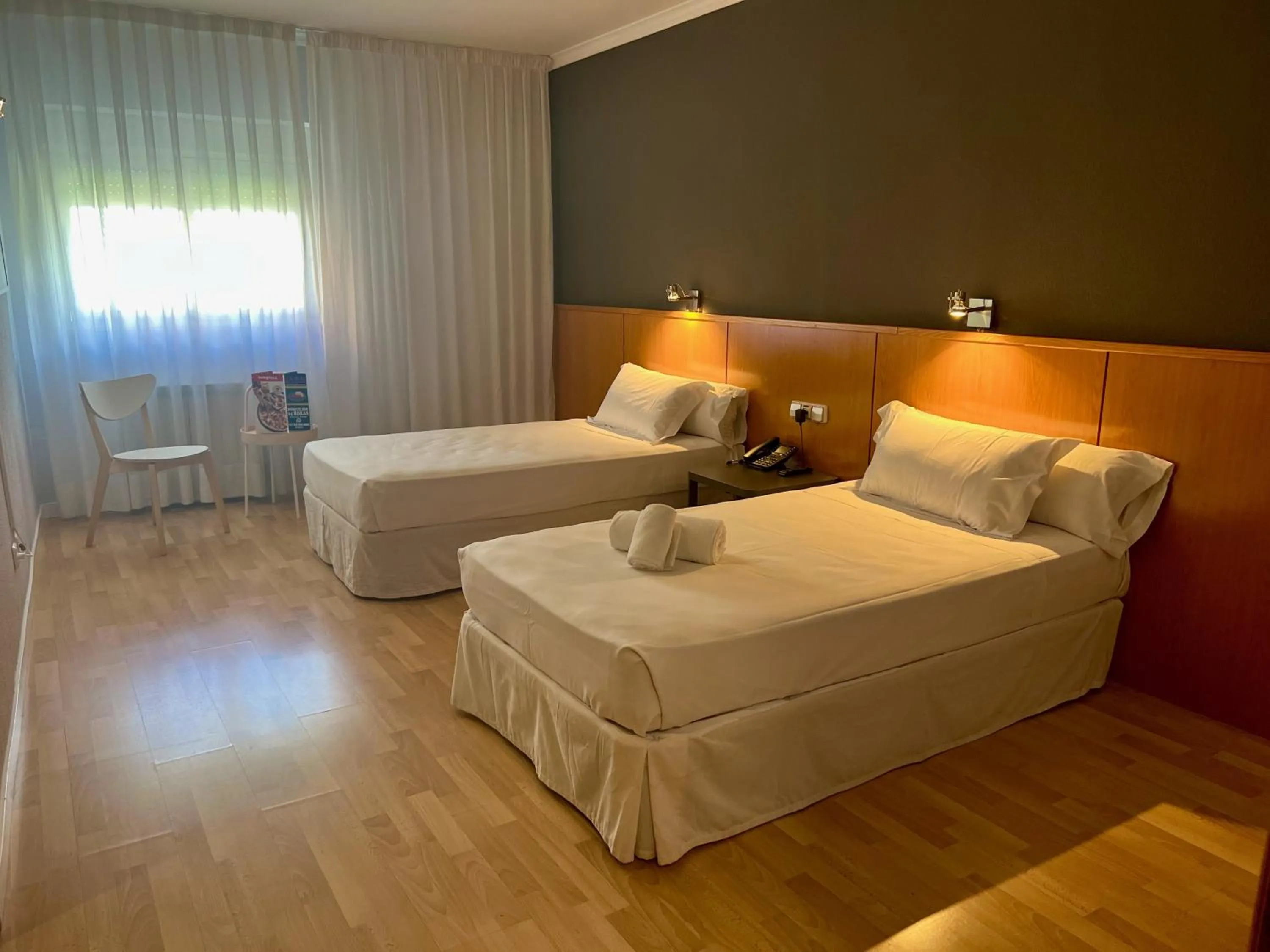 Bed in AP Hotel Madrid Airport