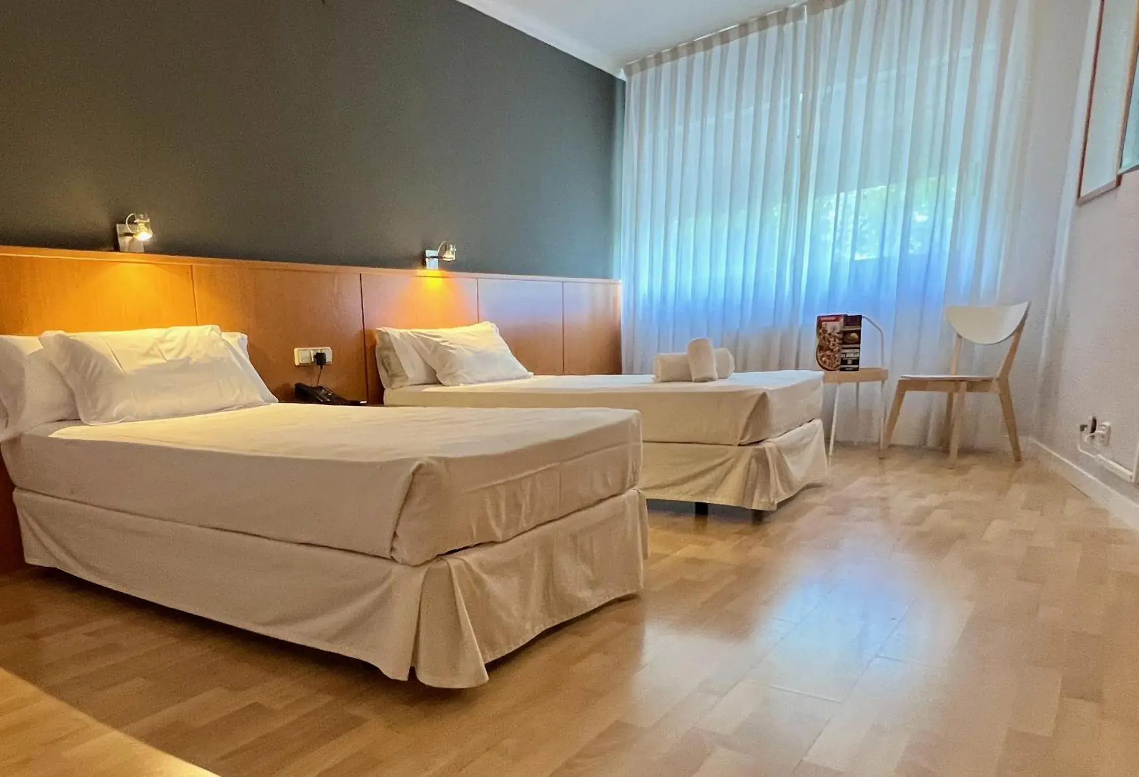 Bed in AP Hotel Madrid Airport Bed in AP Hotel Madrid Airport