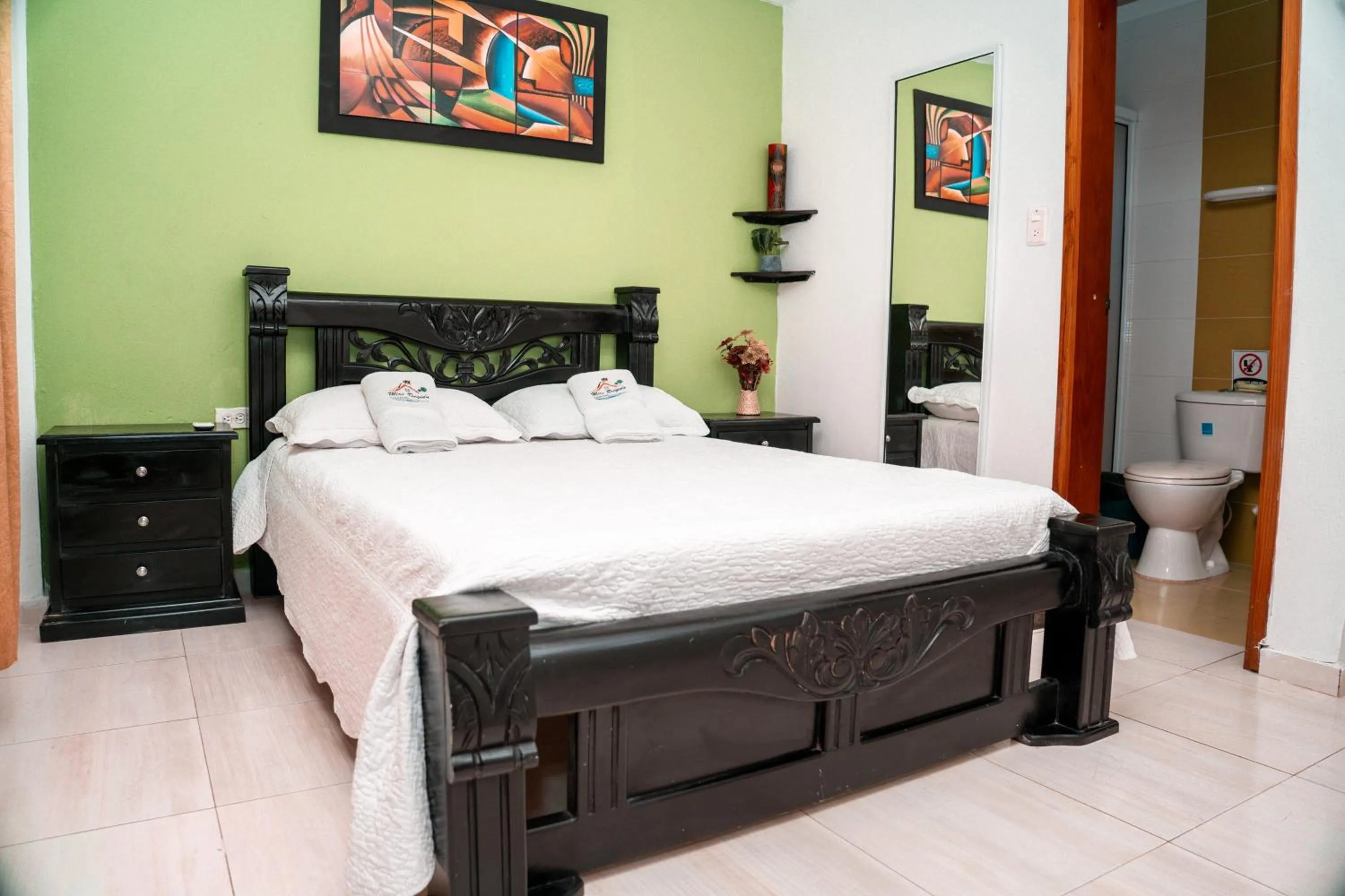 Bed in Apartamento Miss Brigida