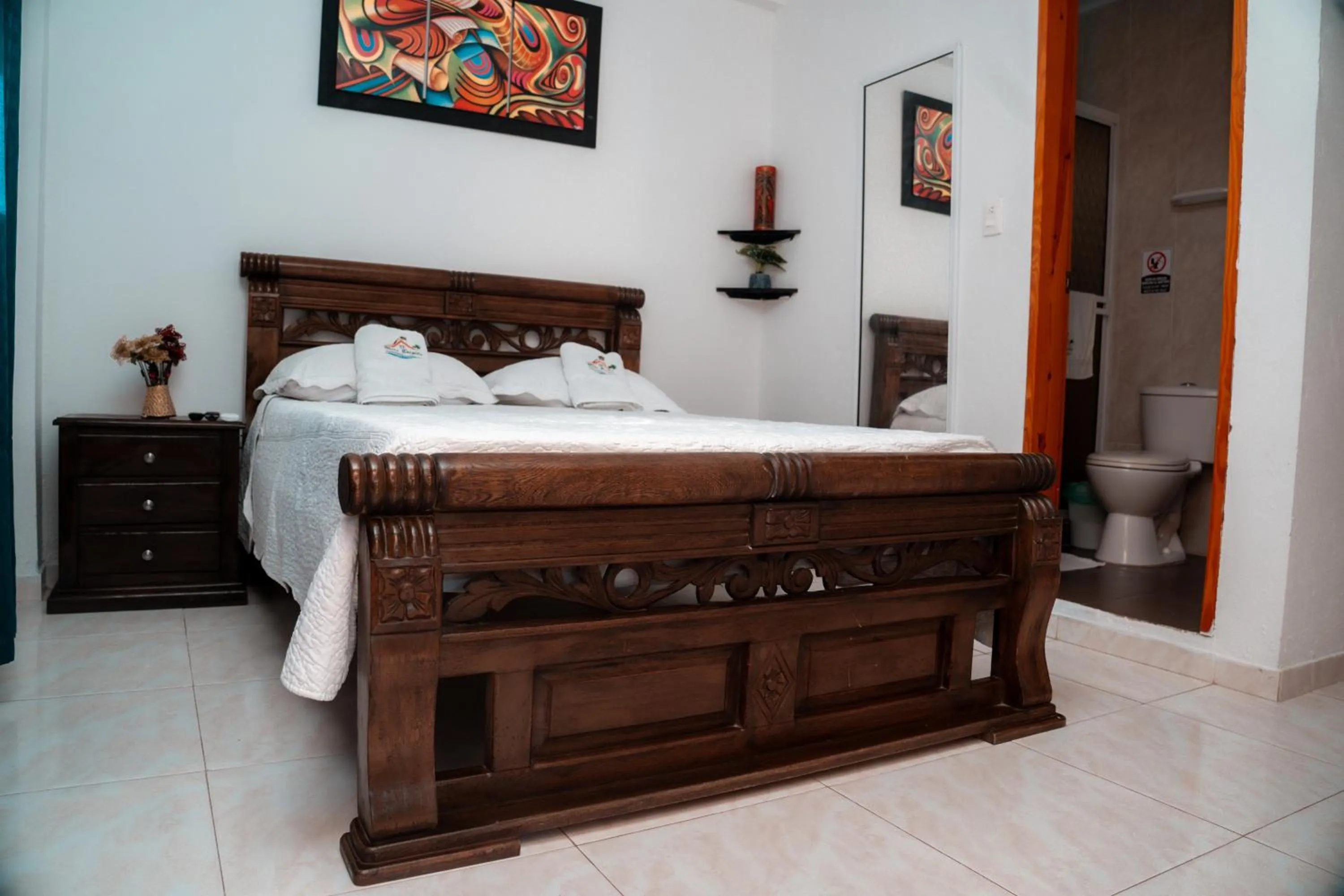 Bed in Apartamento Miss Brigida