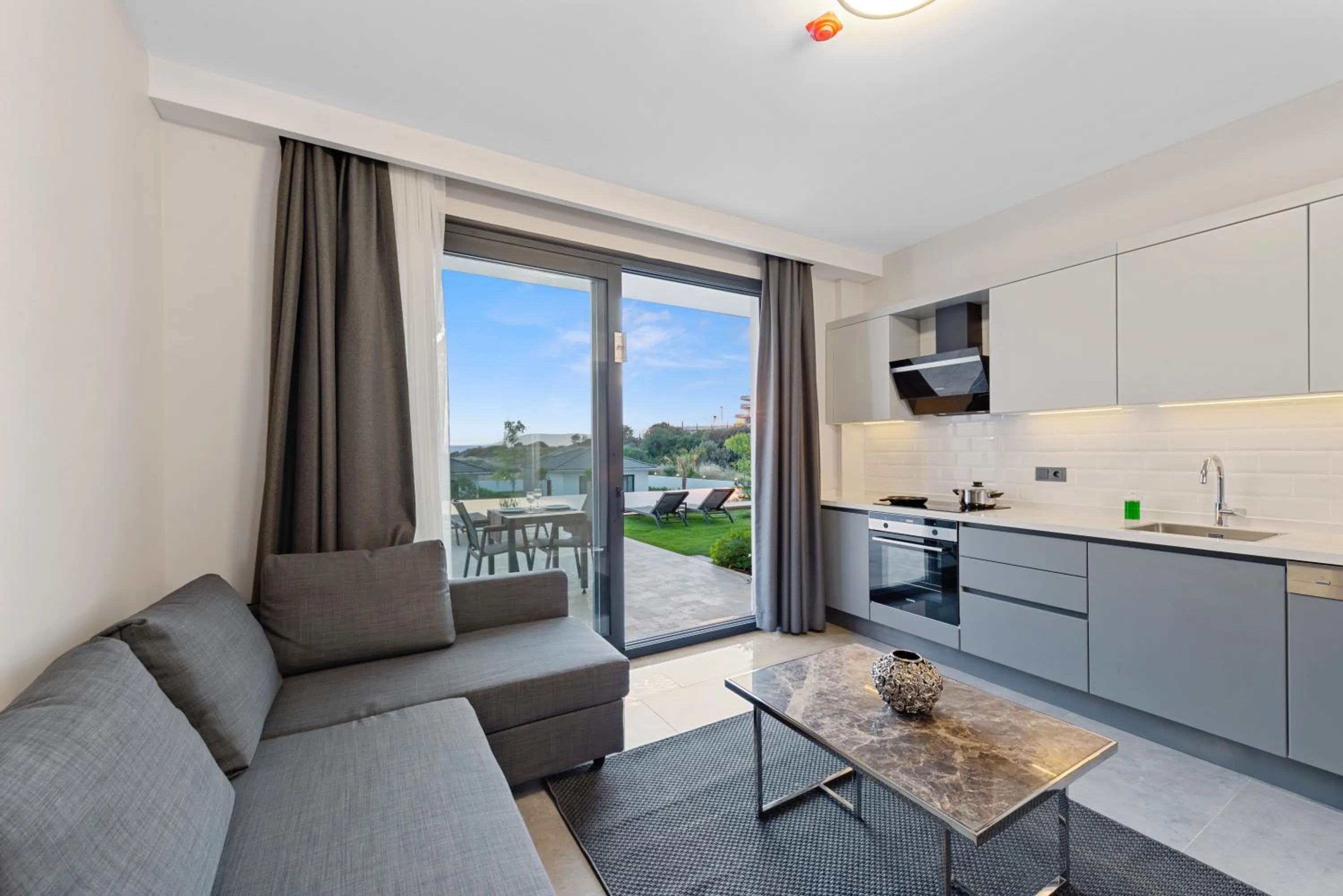 Seating area in KADAGAN SUİTES AYASARANDA