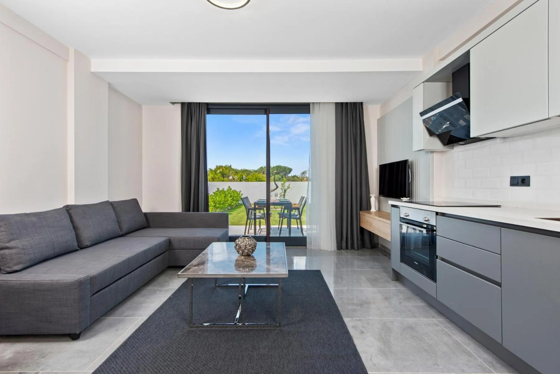 Living room in KADAGAN SUİTES AYASARANDA