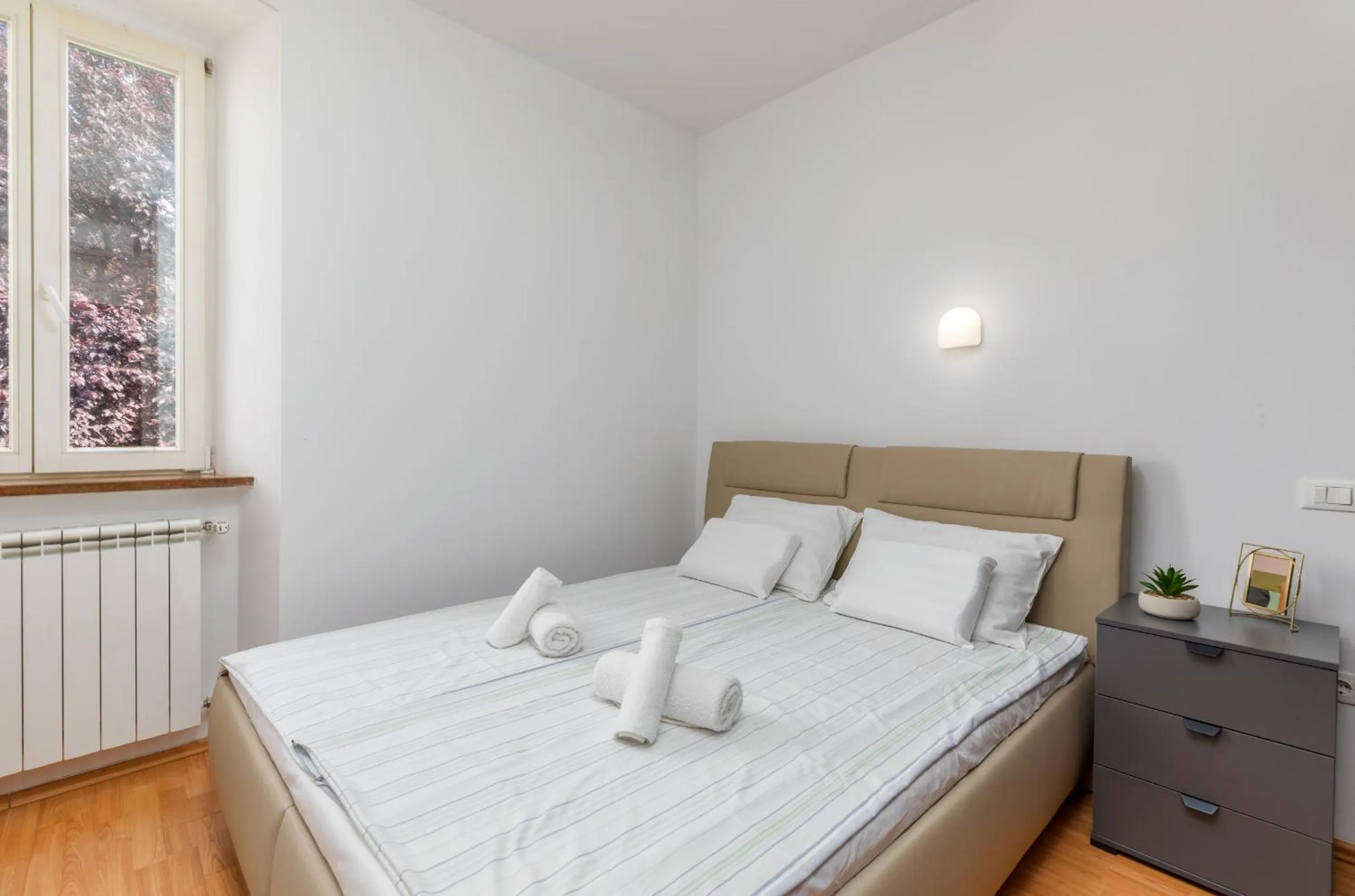 Bedroom, Bed in Apartment Augusto - Sea view