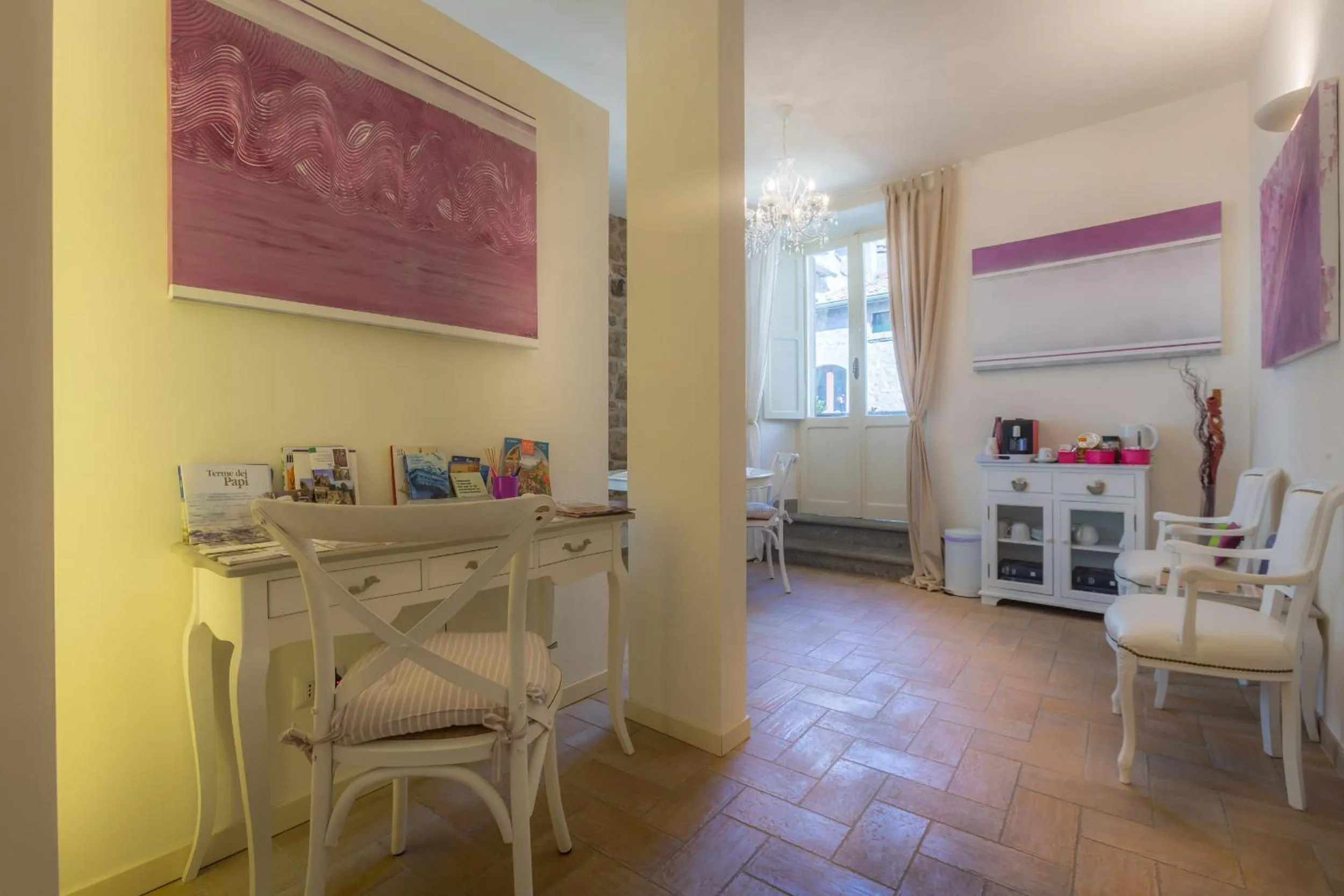 Lobby or reception in Viterbo Antica - centro storico